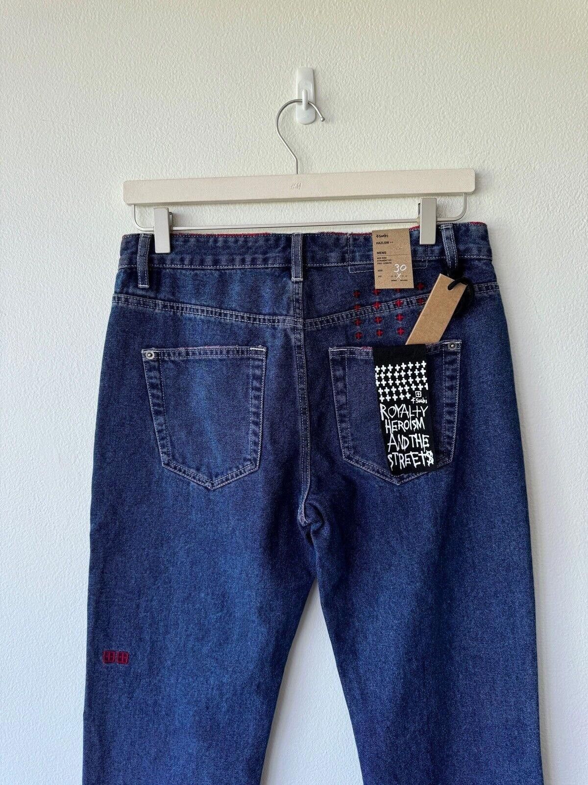 Ksubi new Ksubi mens denim jean hazlow 30 small blue red kolor Size US 30 / EU 46 - 6 Thumbnail