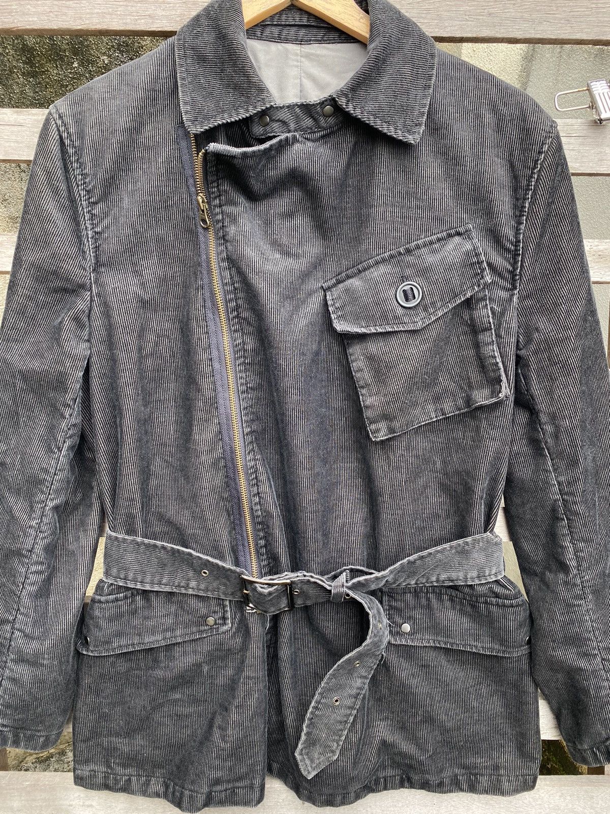If Six Was Nine 🔥 Rare 🔥 Vintage PPFM Punk Style Corduroy Jacket Size M / US 6-8 / IT 42-44 - 2 Thumbnail