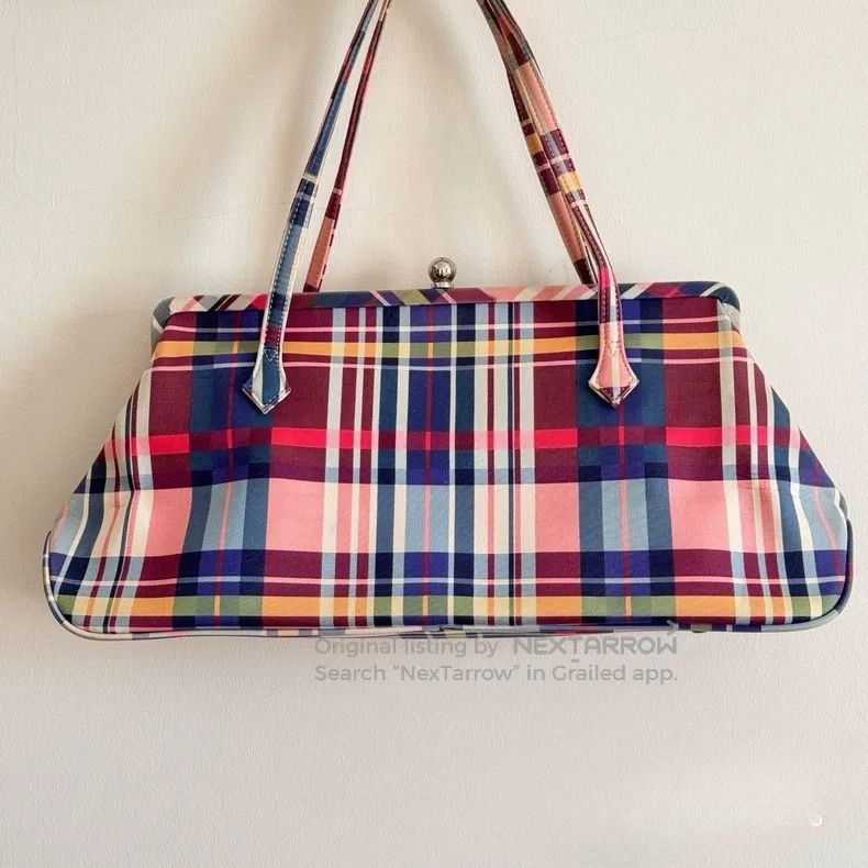 Other Vivienne Westwood size os Checkered frog-mouth handbag, vin Size ONE SIZE - 2 Thumbnail