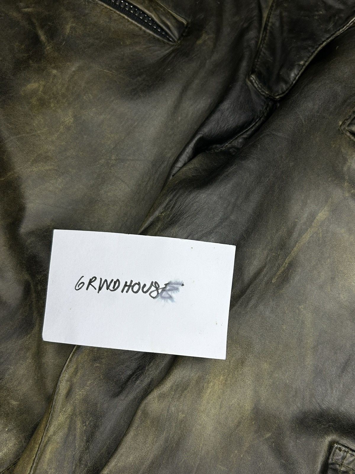 Balmain S/S 10 Decarnin Leather Cargo Trousers Size 26" / US 2 / IT 38 - 16 Thumbnail