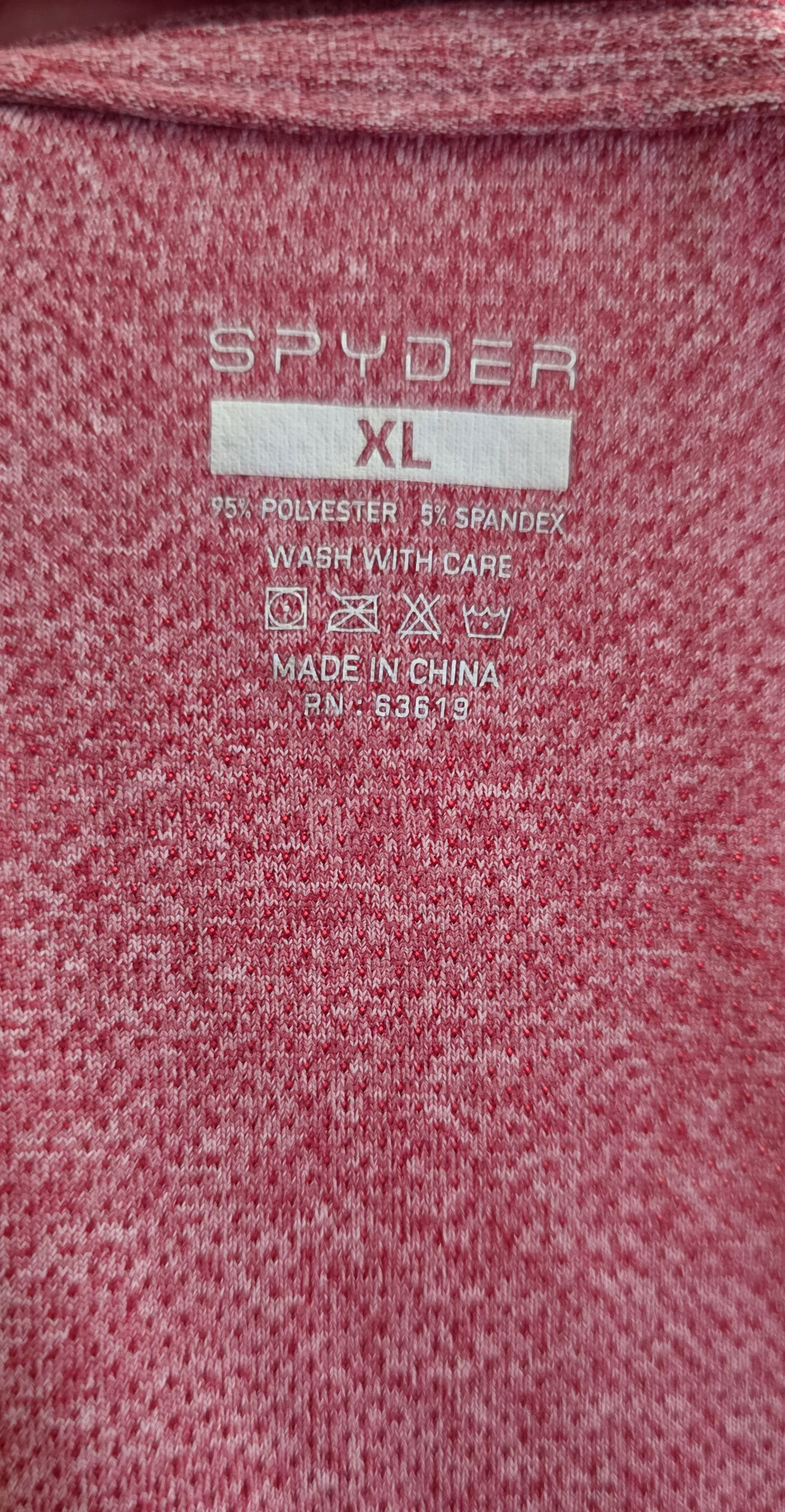 Spyder NWT Spyder Loungewear Active Basics Heather Red SS Shirt XL Size US XL / EU 56 / 4 - 3 Thumbnail