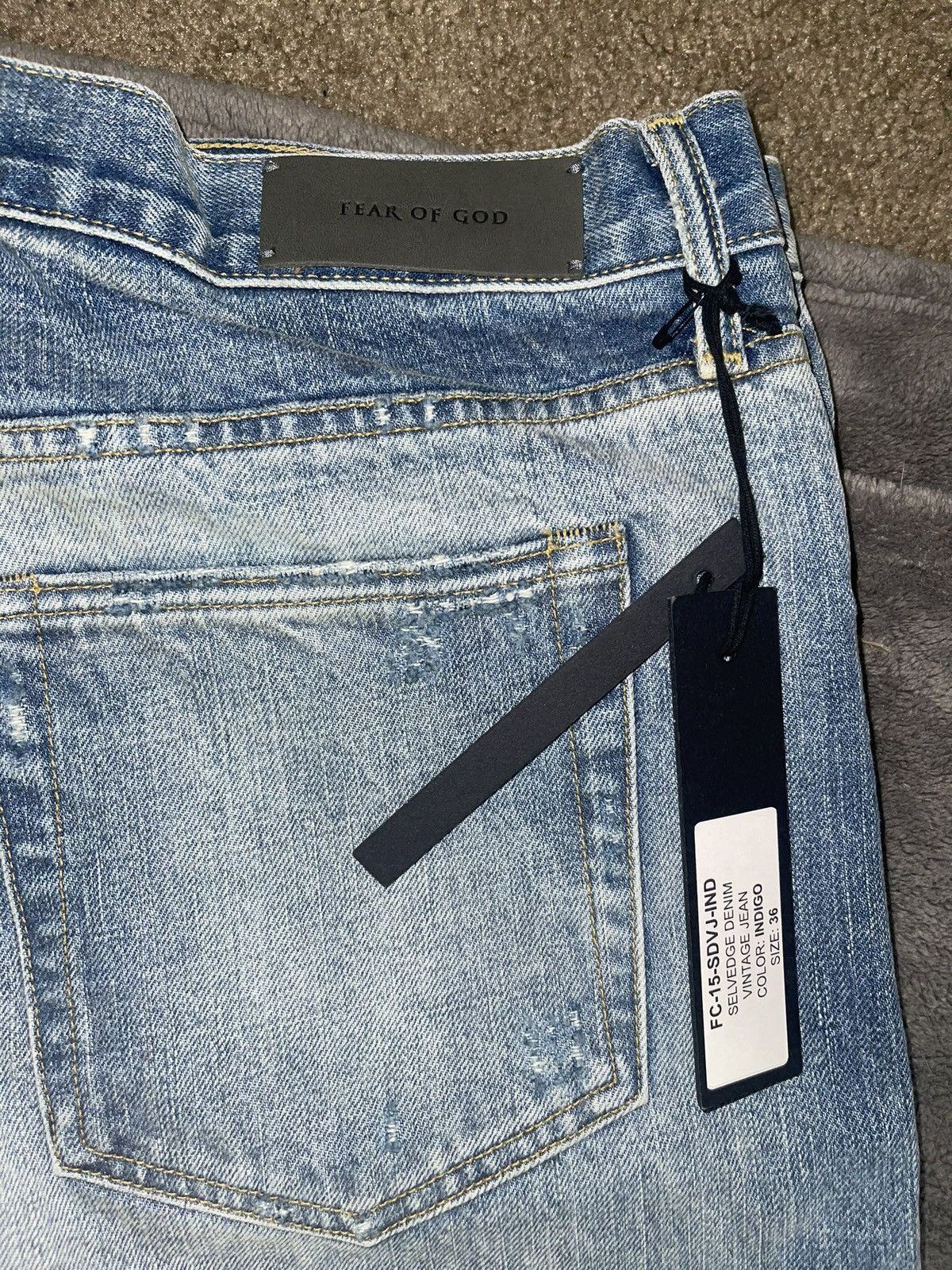 Fear of God Fear of God Denim Jeans Size US 36 / EU 52 - 4 Thumbnail