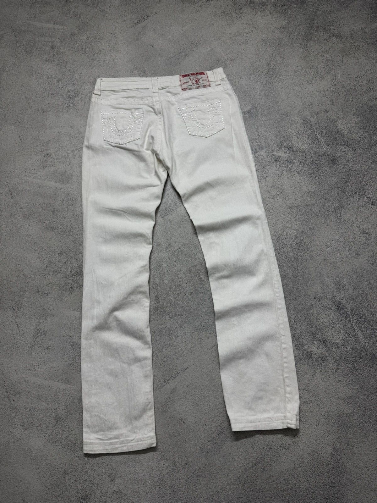 True Religion Vintage Y2k True Religion 🤍 USA Denim Jeans 90’s Size 34" / US 12 / IT 48 - 7 Thumbnail