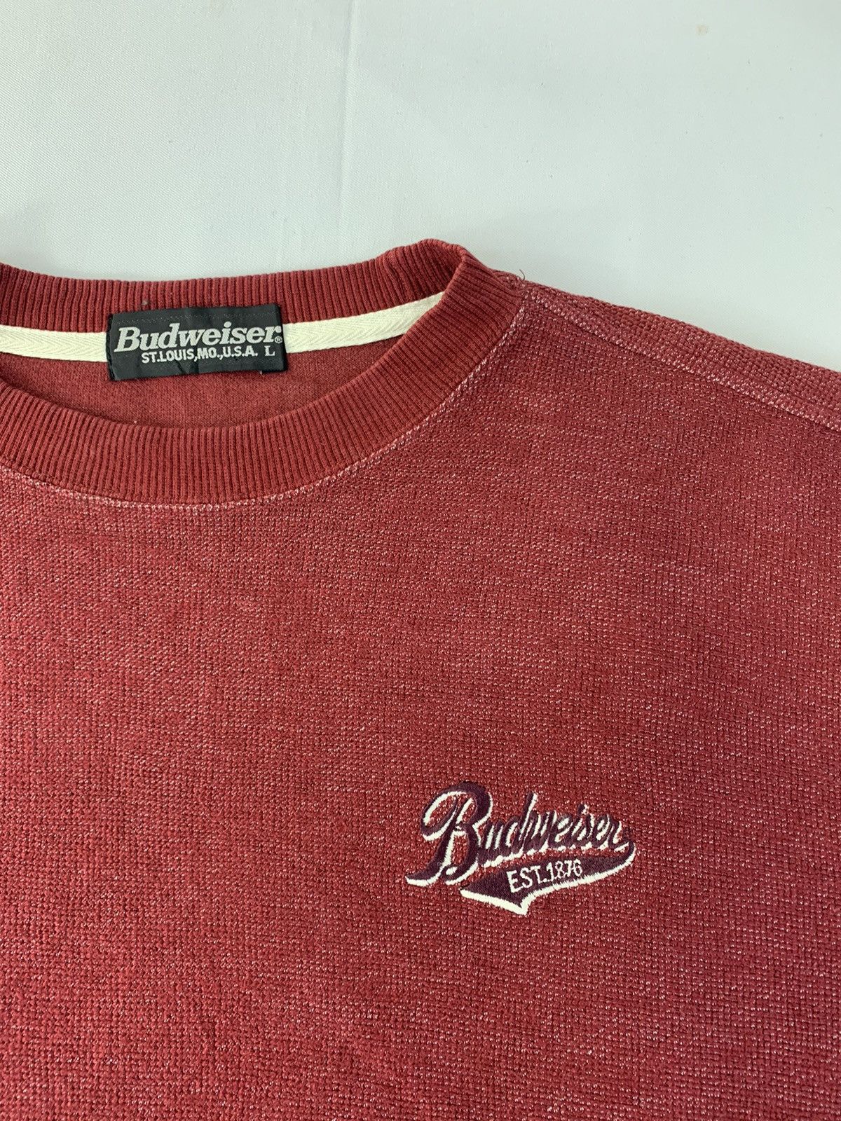 Budweiser 90s Budweiser St. Louis Embroidery Logo Crewneck Size US L / EU 52-54 / 3 - 4 Thumbnail