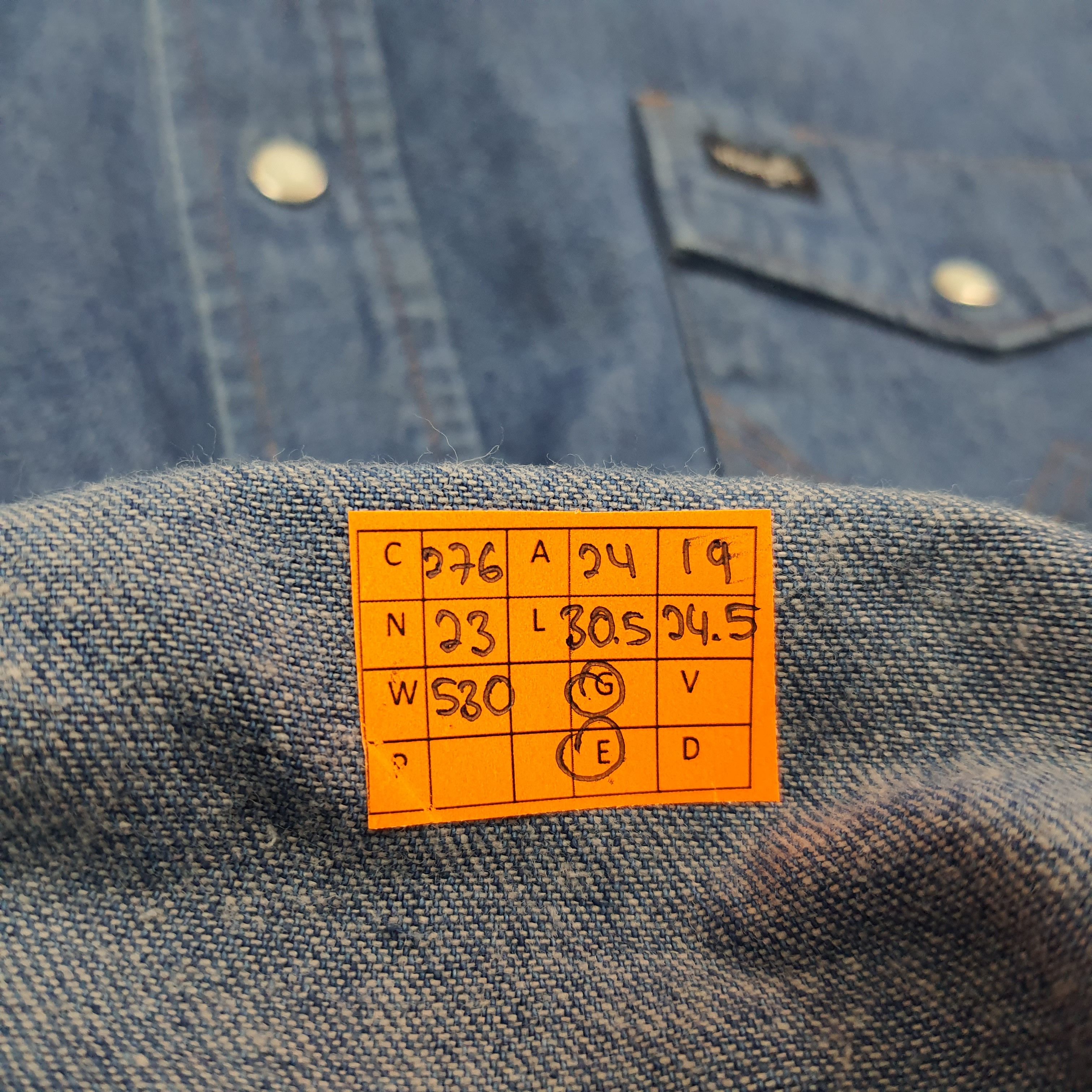 Wrangler Vintage Wrangler Denim Western Rugged Ranchwear C276N23 Size US L / EU 52-54 / 3 - 8 Thumbnail