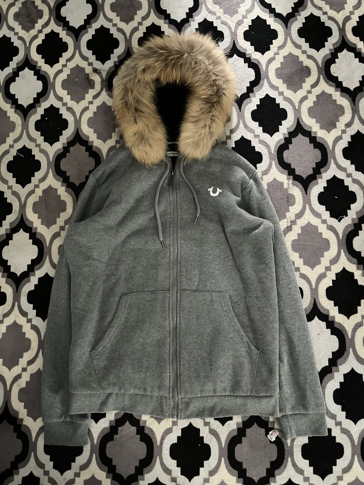 True Religion True religion faux fur logo hoodie Size US XL / EU 56 / 4 - 1 Thumbnail