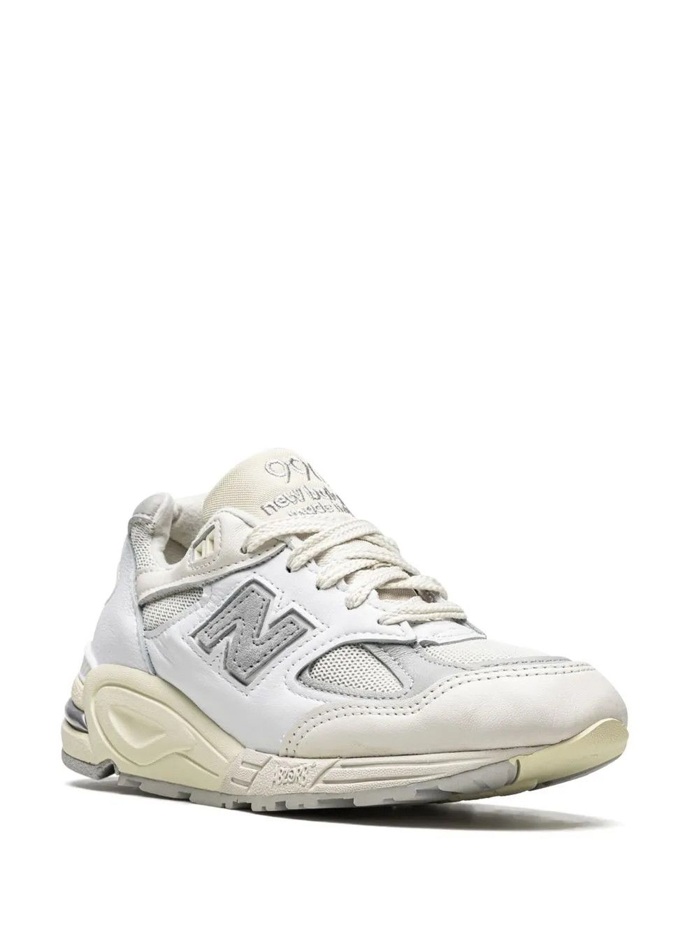 Aime Leon Dore × New Balance New Balance 990v2 MiUSA Teddy Santis Sea Salt Size US 13 / EU 46 - 2 Thumbnail
