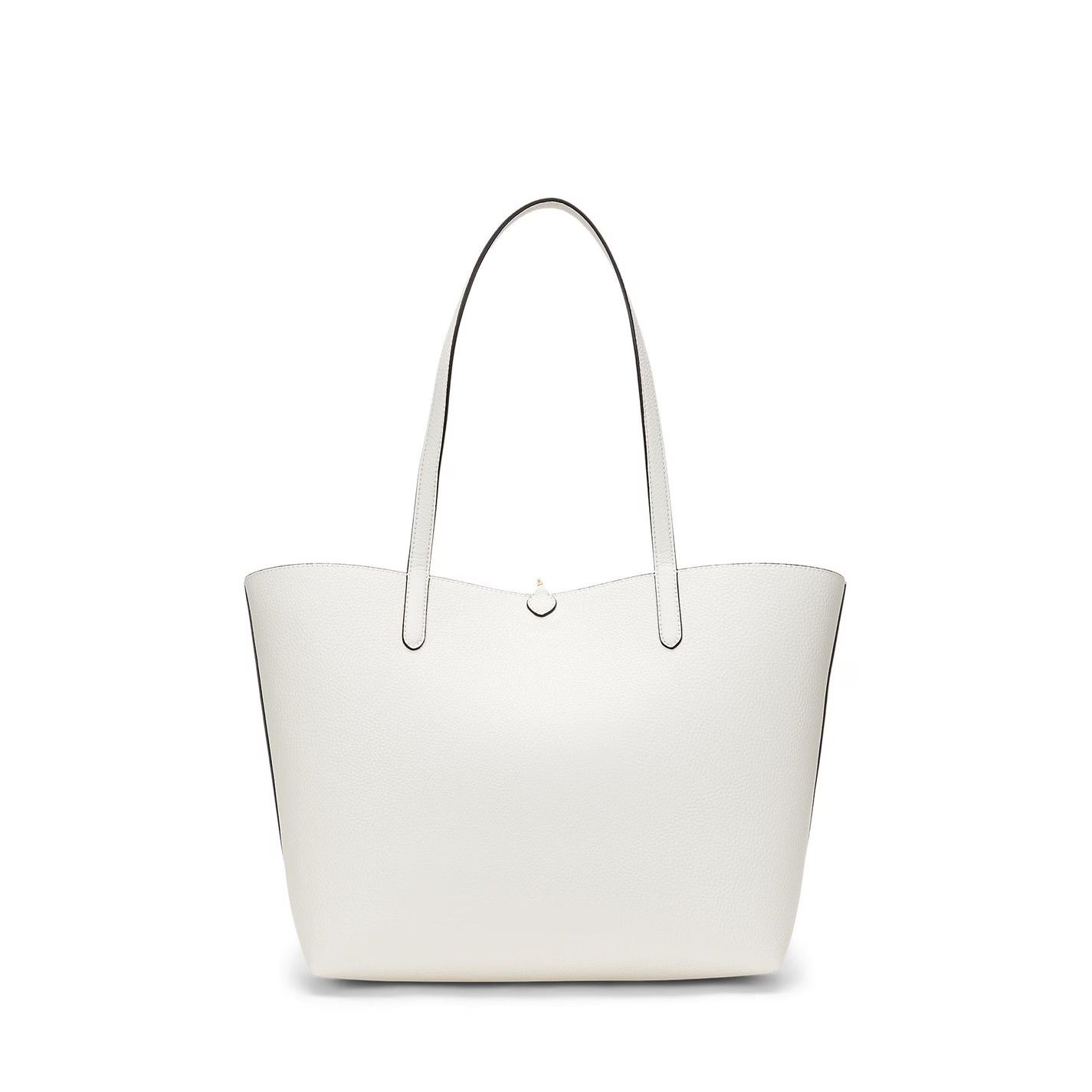 Lauren Ralph Lauren o1g2r1mq0825 Size: OS / Reversible Leather Tote Bag in White Size ONE SIZE - 3 Thumbnail