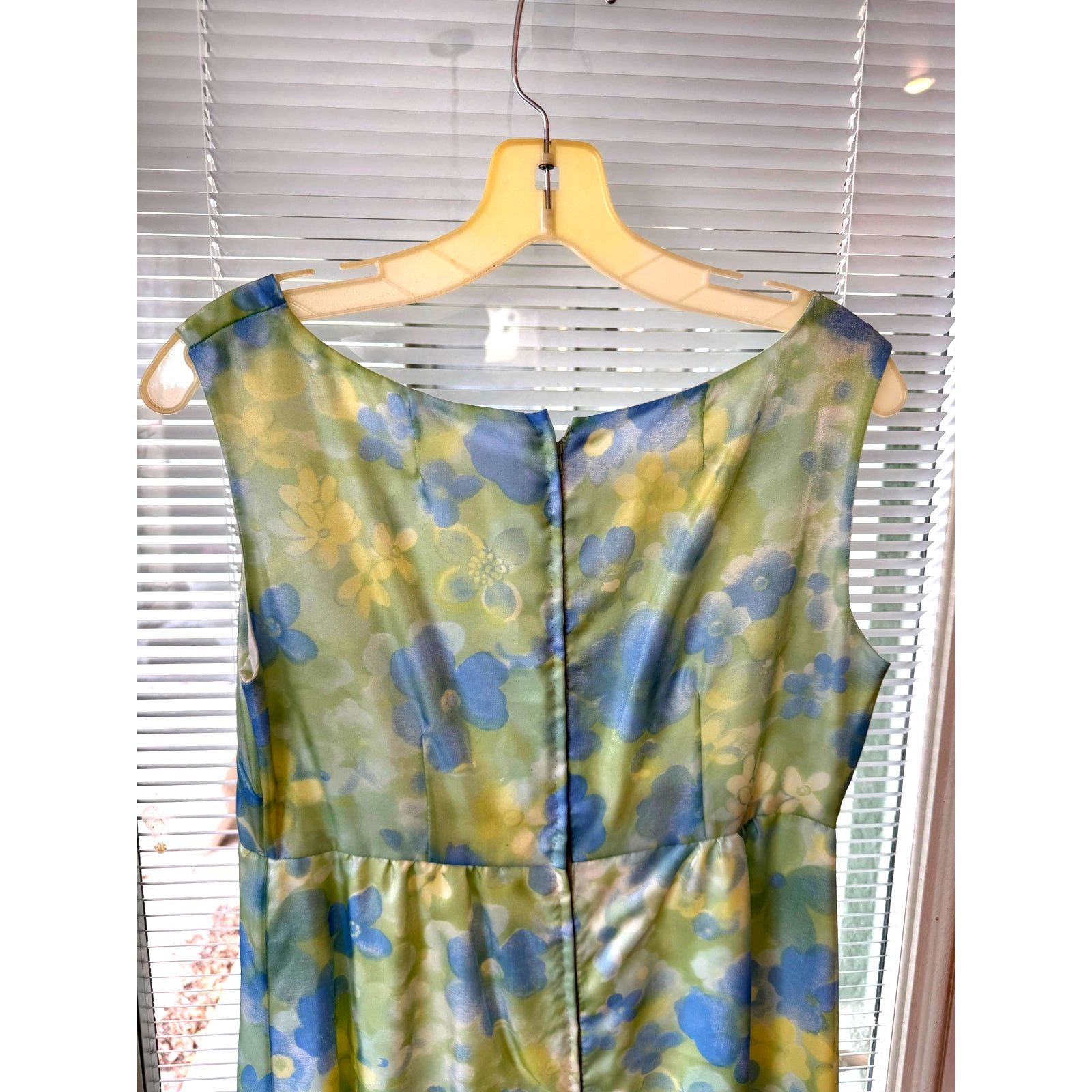 Homemade Vintage 70s gown material imported from Paris size 6 Size M / US 6-8 / IT 42-44 - 5 Thumbnail