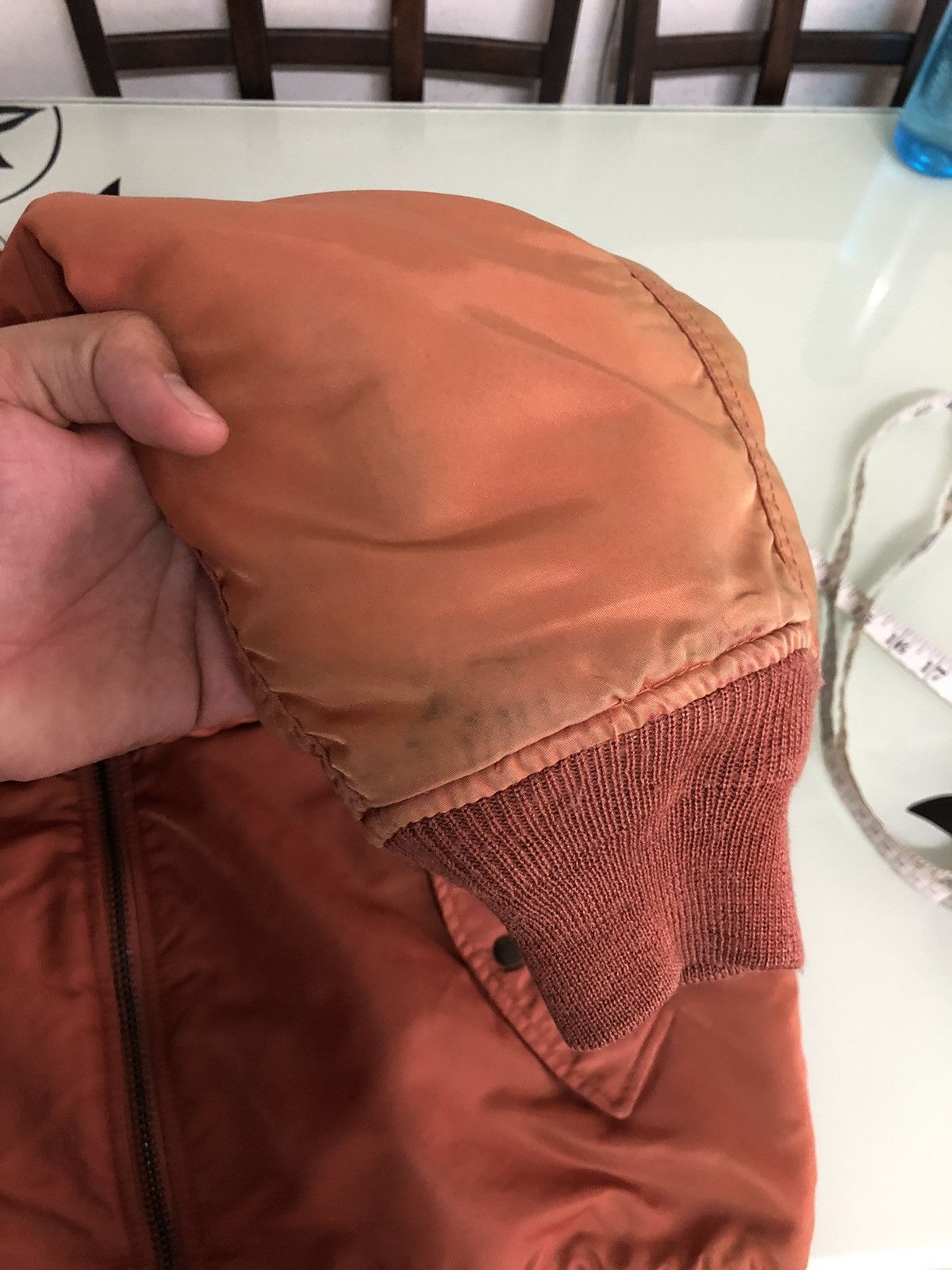 Lee Rare❗️Vintage 90s Lee Faded Colour Military Bomber Jacket Size US XL / EU 56 / 4 - 19 Thumbnail