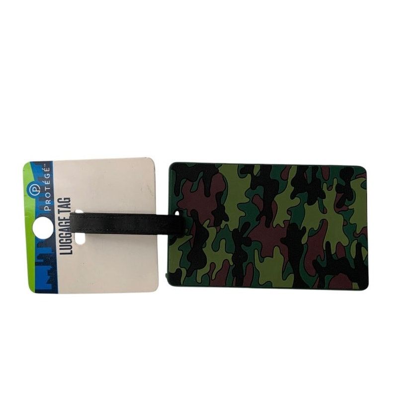 Protege Protege Camouflage Personalized Luggage Tag Travel Suitcase Size ONE SIZE - 4 Thumbnail