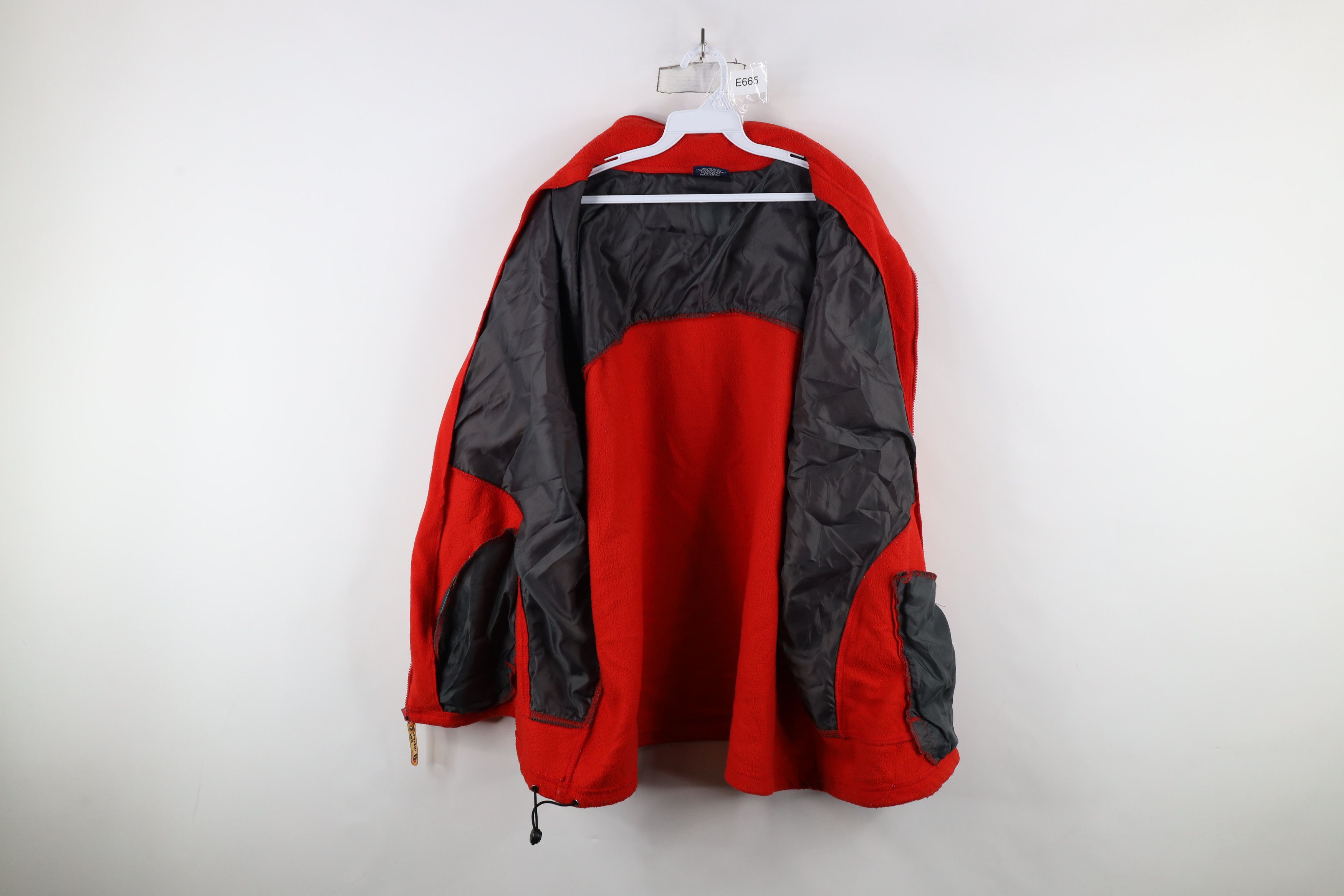 Vintage Vintage Ohio State University Lined Fleece Full Zip Jacket Size US XXL / EU 58 / 5 - 11 Thumbnail