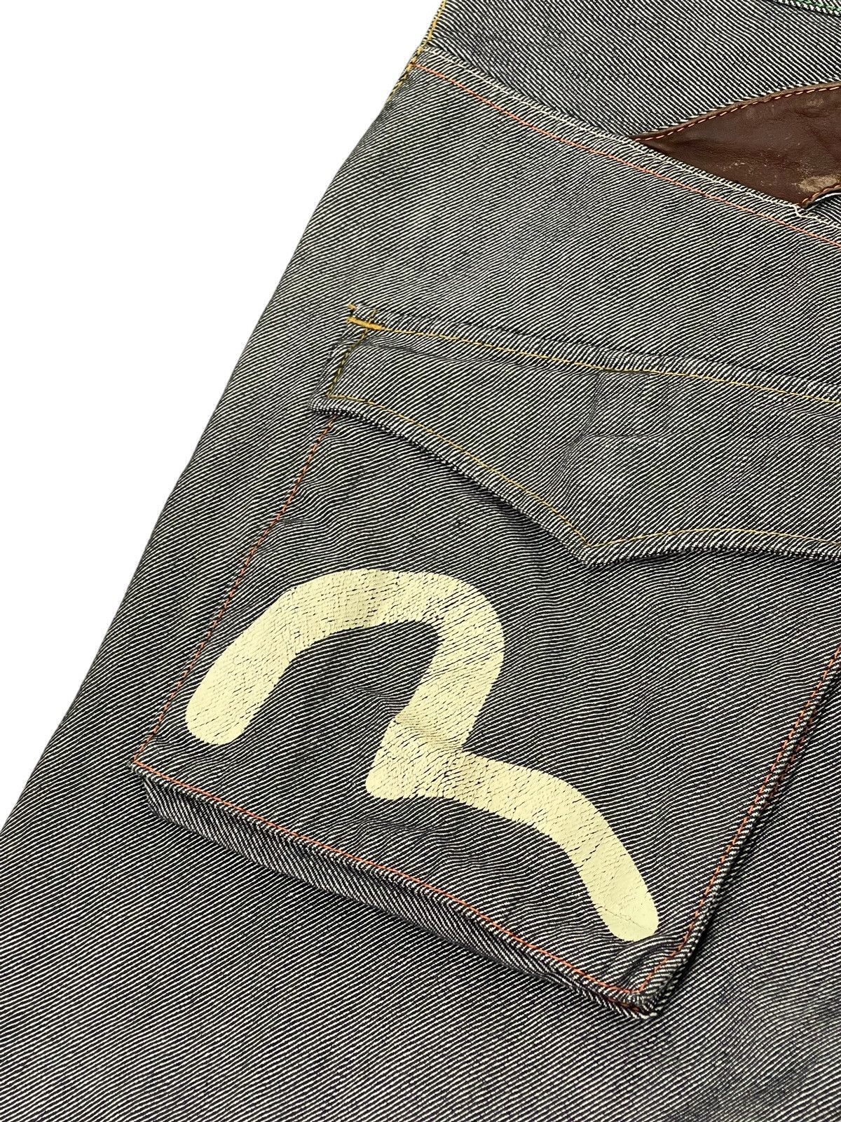Evisu Cropped Jeans Y2K Evisu Genes Osaka Regular Fit 8🟦5 Size US 35 - 6 Thumbnail