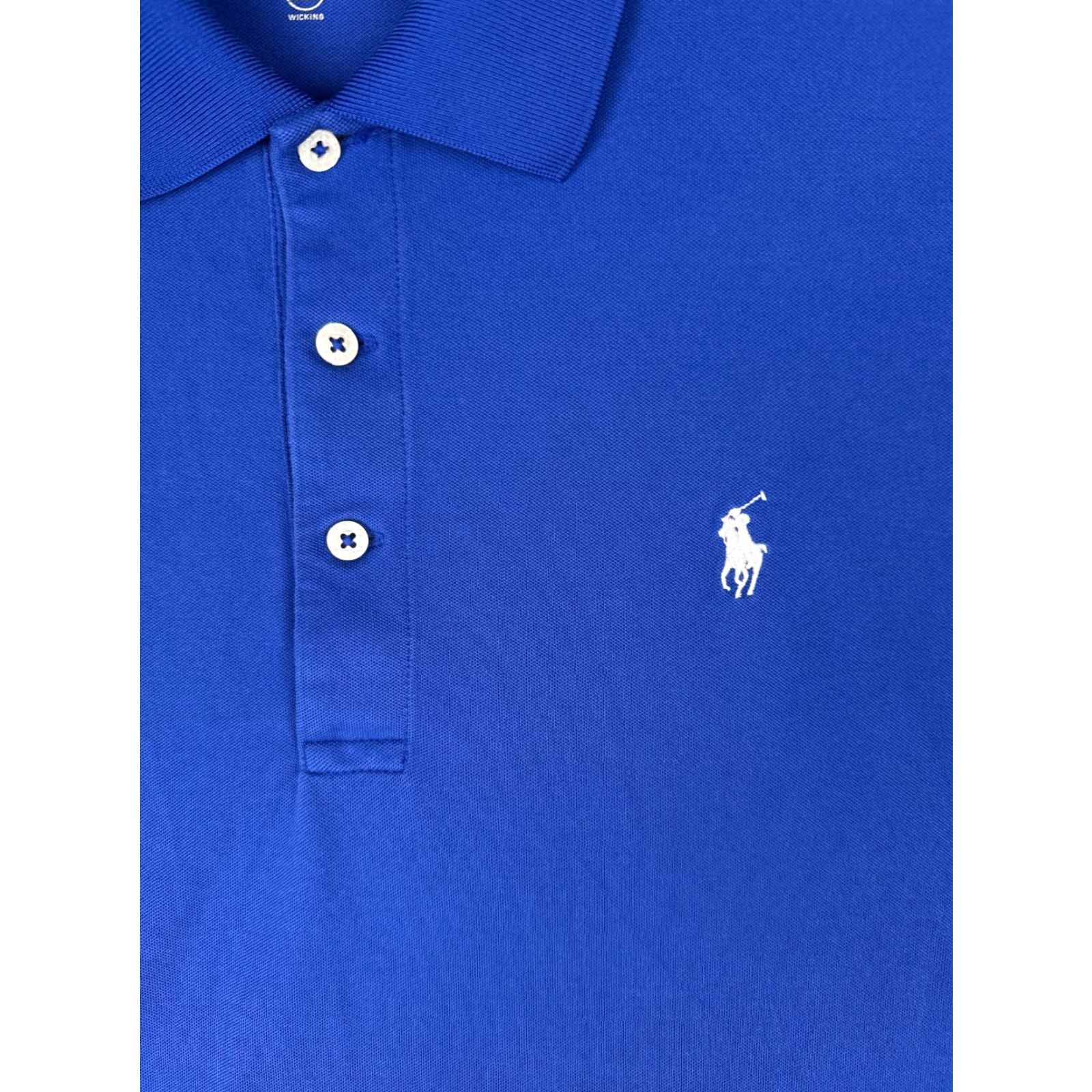 Ralph Lauren Polo Golf Shirt Men Large Blue 100% Cotton Short Sleeve Sports Polo Shirt Men Large Blue 100% Cotton Short Sleeve Size US L / EU 52-54 / 3 - 6 Thumbnail