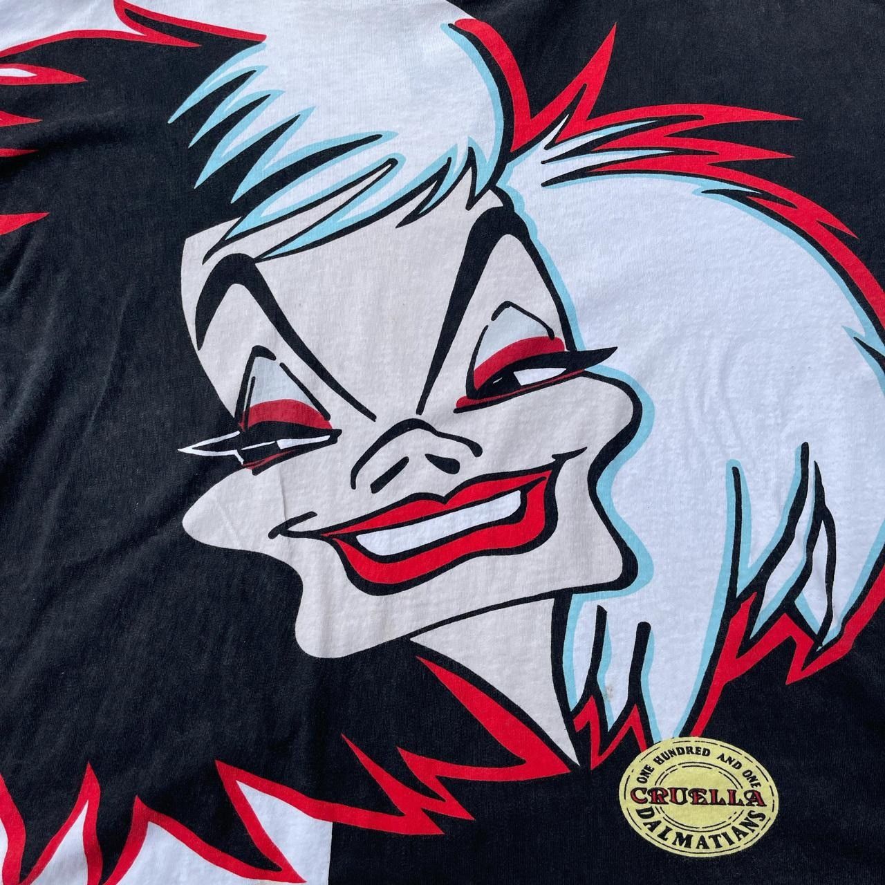 Vintage Vintage Disney villians cruella Deville AOP boxy fit tee Size US L / EU 52-54 / 3 - 2 Thumbnail