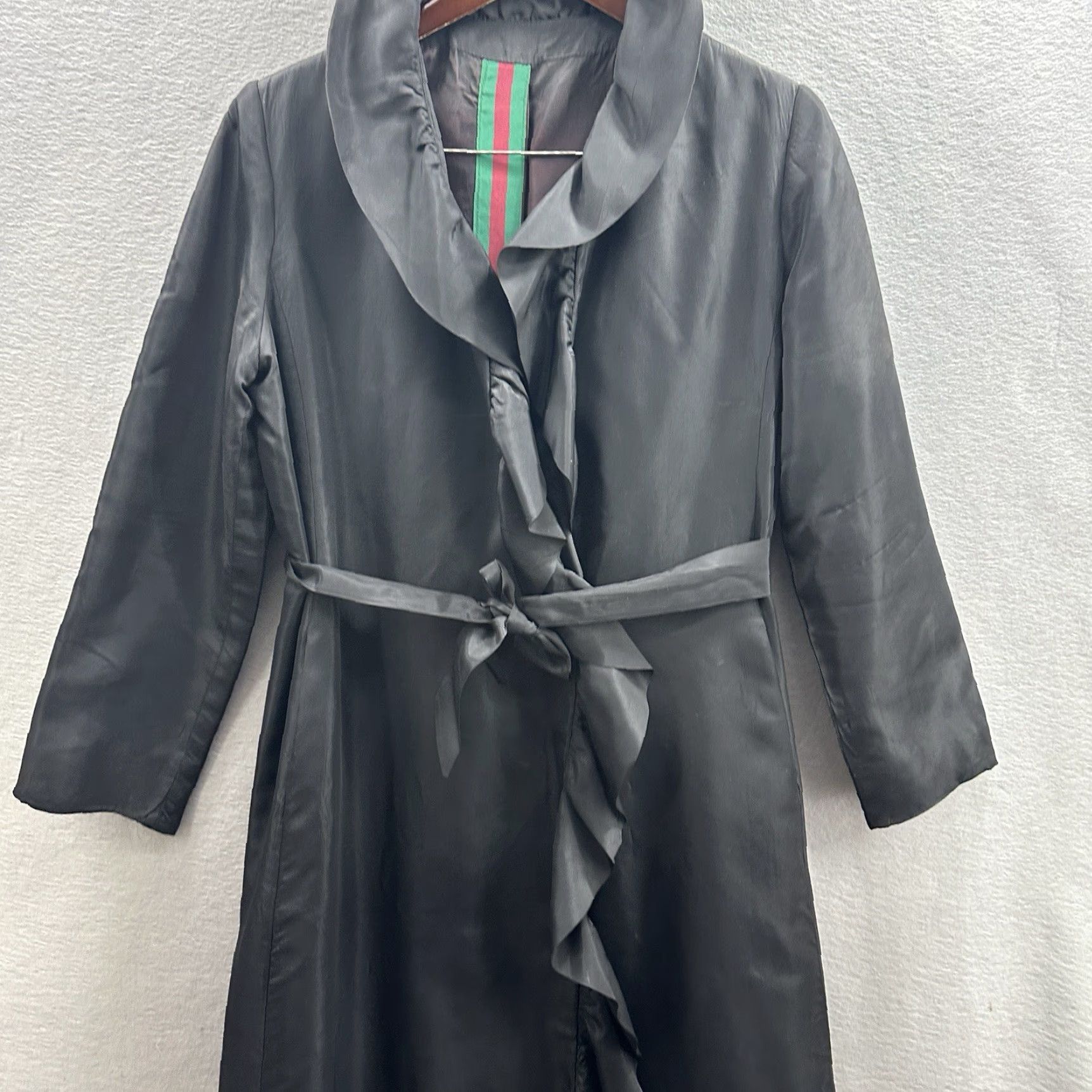 Vintage VINTAGE Clarendon Henry Friedricks Maxi Overcoat Womens M Black 1970s Eveningwear Cape Long Quiet Lux Cottage Size M / US 6-8 / IT 42-44 - 3 Thumbnail