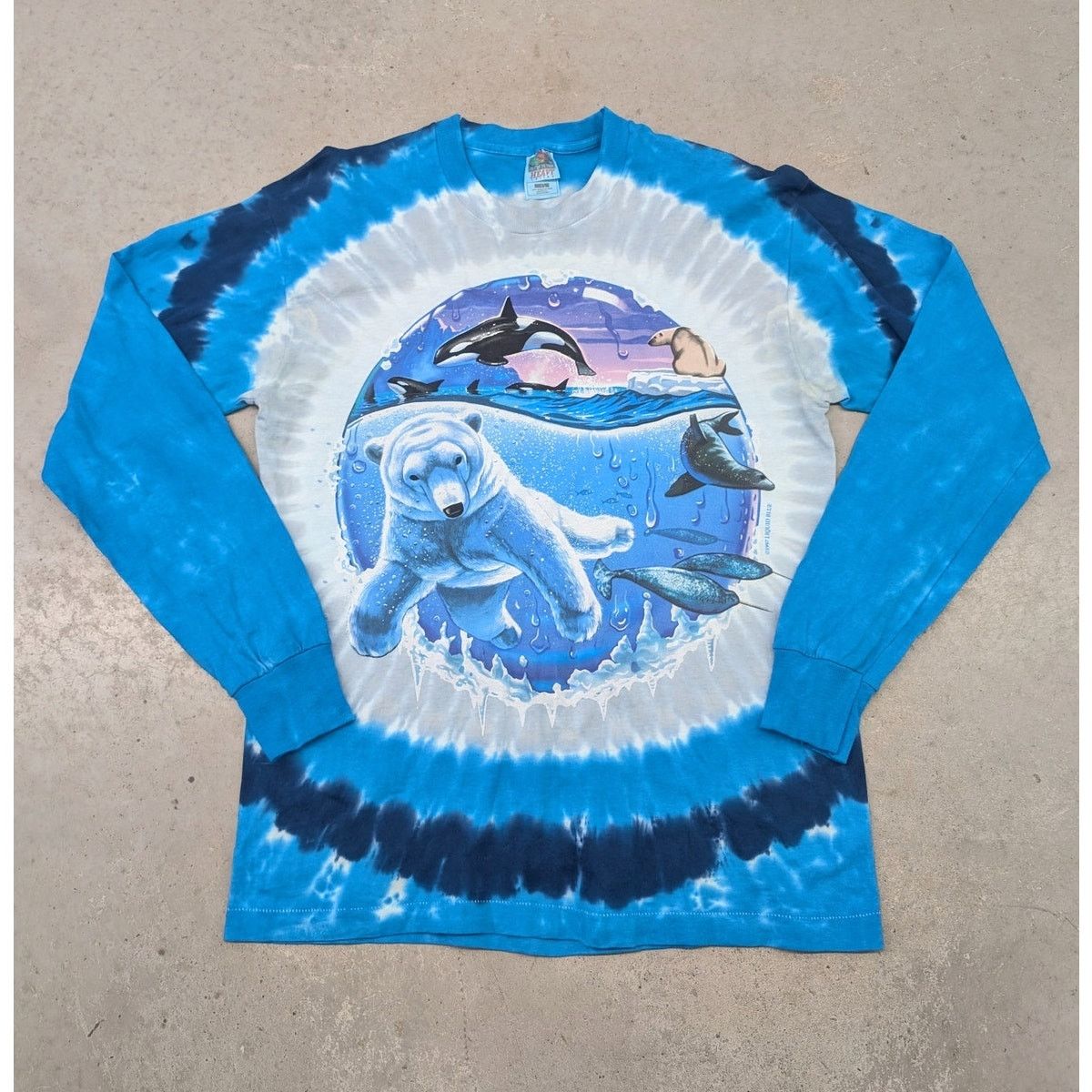 Liquid Blue × Vintage Vintage 1997 Liquid Blue Polar Bear Artic long sleeve shirt Size US L / EU 52-54 / 3 - 1 Thumbnail