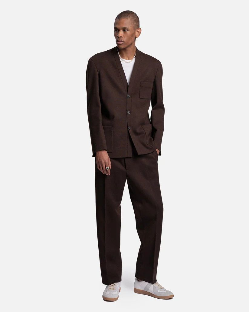 Maison Margiela o1y1124 Cardigan Style Jacket in Brown Size US XS / EU 42 / 0 - 6 Thumbnail
