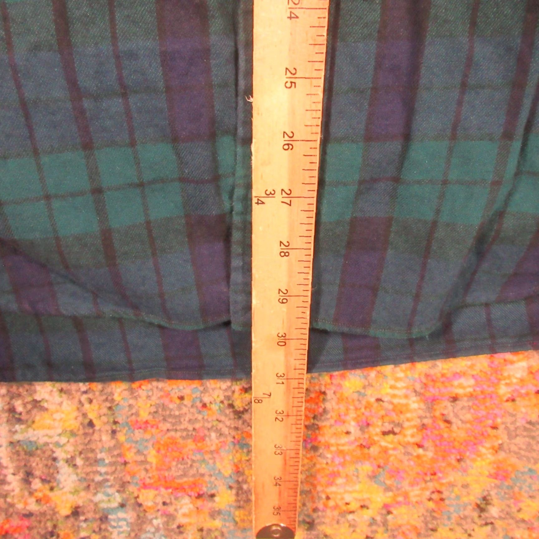 Polo Ralph Lauren VTG Polo Ralph Lauren Flannel Shirt Mens L Oversized Black Watch Plaid EUC Shirt Button-Up Slim Fit Men’s Blue Cotton Casual Vintage Size US L / EU 52-54 / 3 - 7 Thumbnail