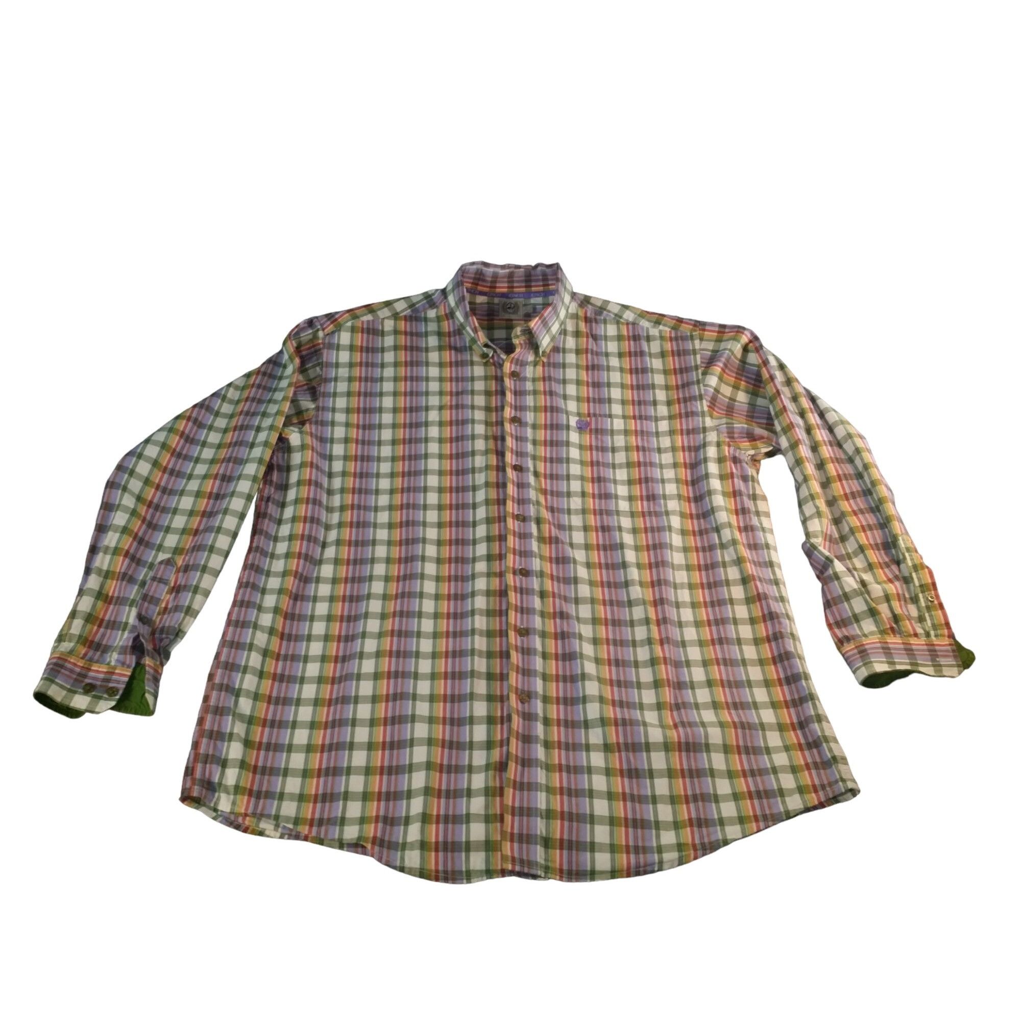 CINCH Cinch Button Up Shirt Men Sz XL Multicolor Plaid Long Sleeve Size US XL / EU 56 / 4 - 1 Thumbnail