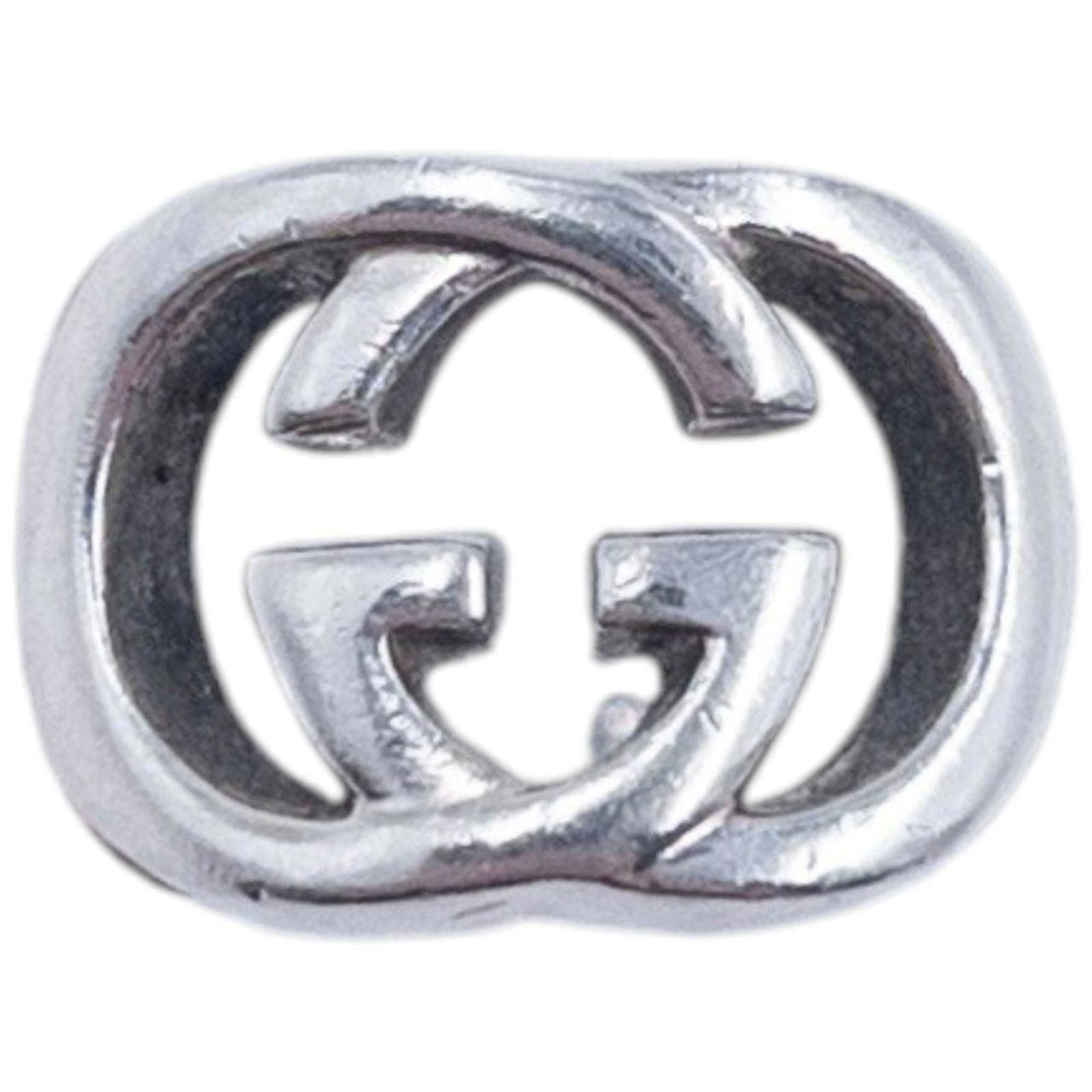 Gucci Vintage 2000s Gucci Silver Logo Ring Size ONE SIZE - 5 Thumbnail