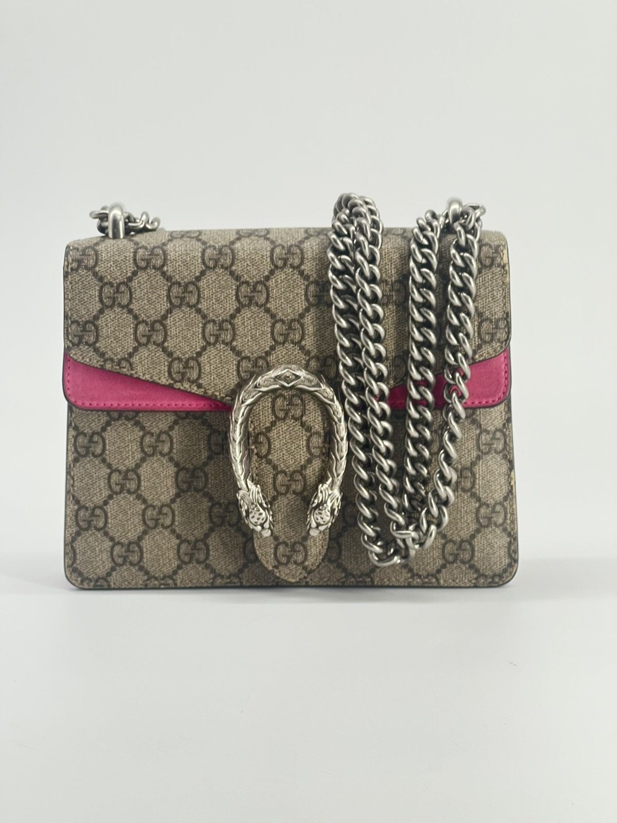 Gucci Gucci Monogram Mini Diounysus Shoulder Bag Size ONE SIZE - 1 Thumbnail