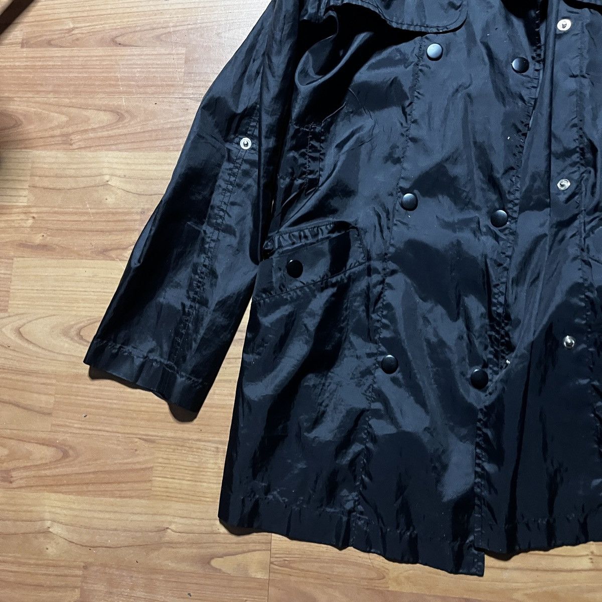 Other Vintage Old Navy Black raincoat with hood size small Size US S / EU 44-46 / 1 - 2 Thumbnail