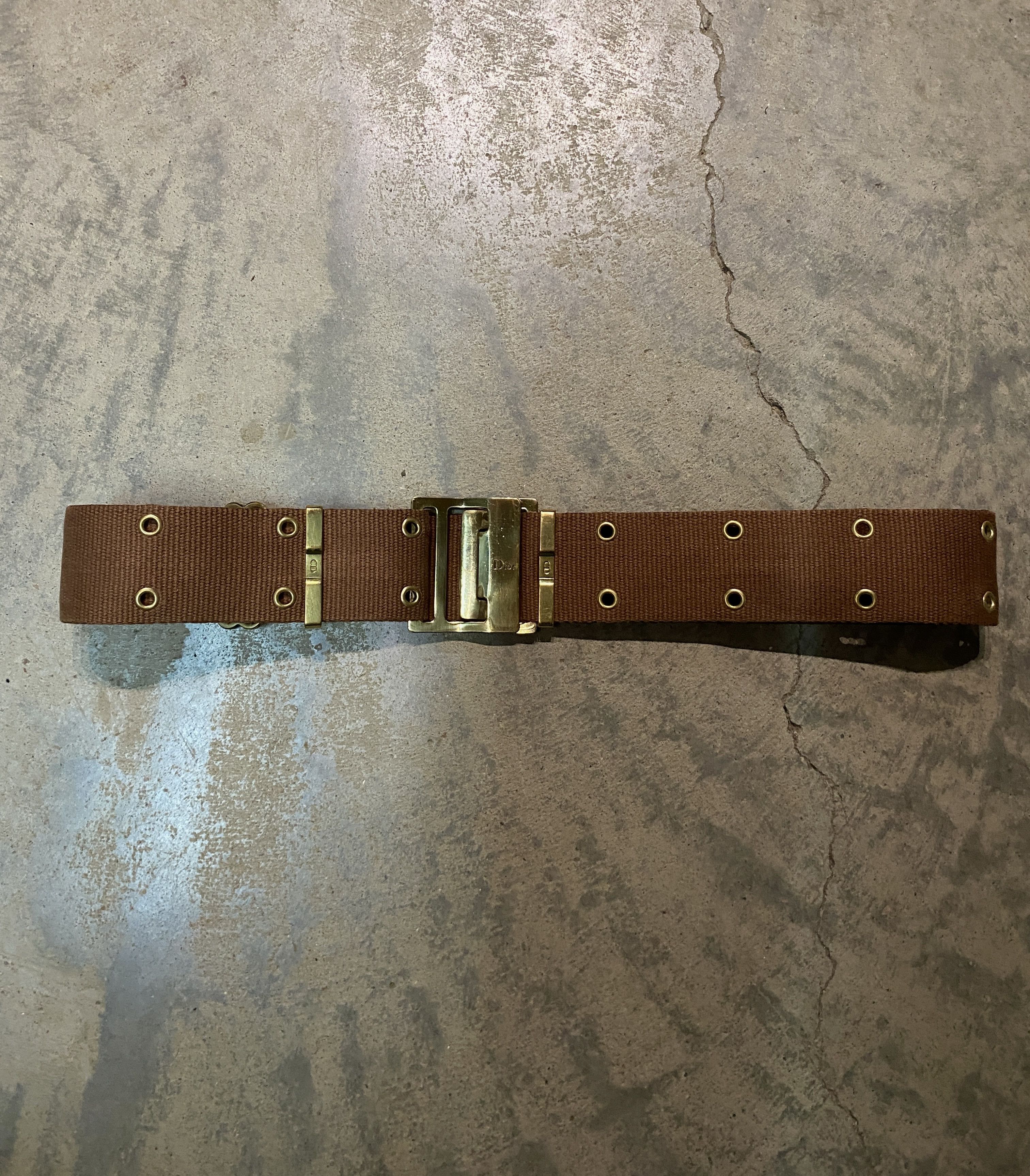 Dior Christian Dior SS02 “Street Chic” Canvas Black Cargo Belt Size ONE SIZE - 12 Thumbnail