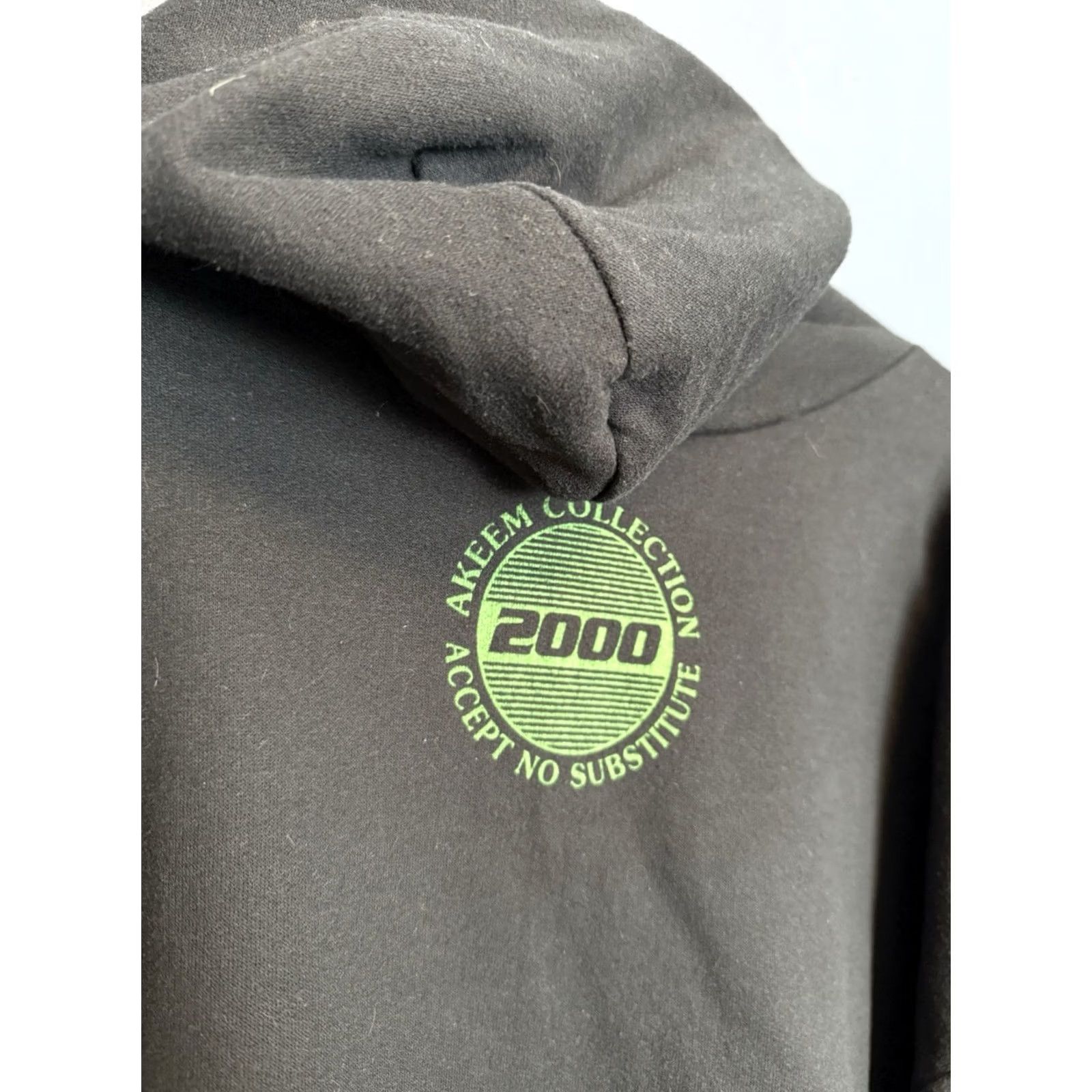 Jerzees VINTAGE Miles Ahead 90s Black Jerzees Hoodie Men 2XL Pullover Jerzees 2XL Mens Size US XXL / EU 58 / 5 - 6 Thumbnail