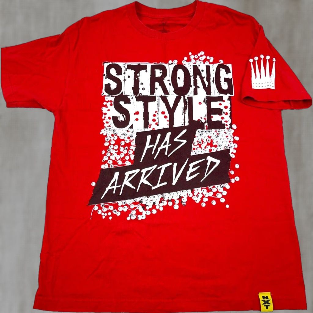 シャツ Vintage VINTAGE WWE Shirt Men L Red Shinsuke Nakamura Tee NXT