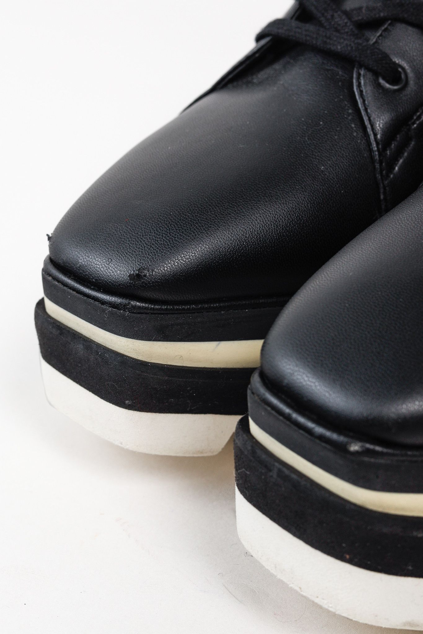 Stella McCartney Stella McCartney Black Sneak-Elyse Platform Mules Size US 7.5 / IT 37.5 - 6 Thumbnail