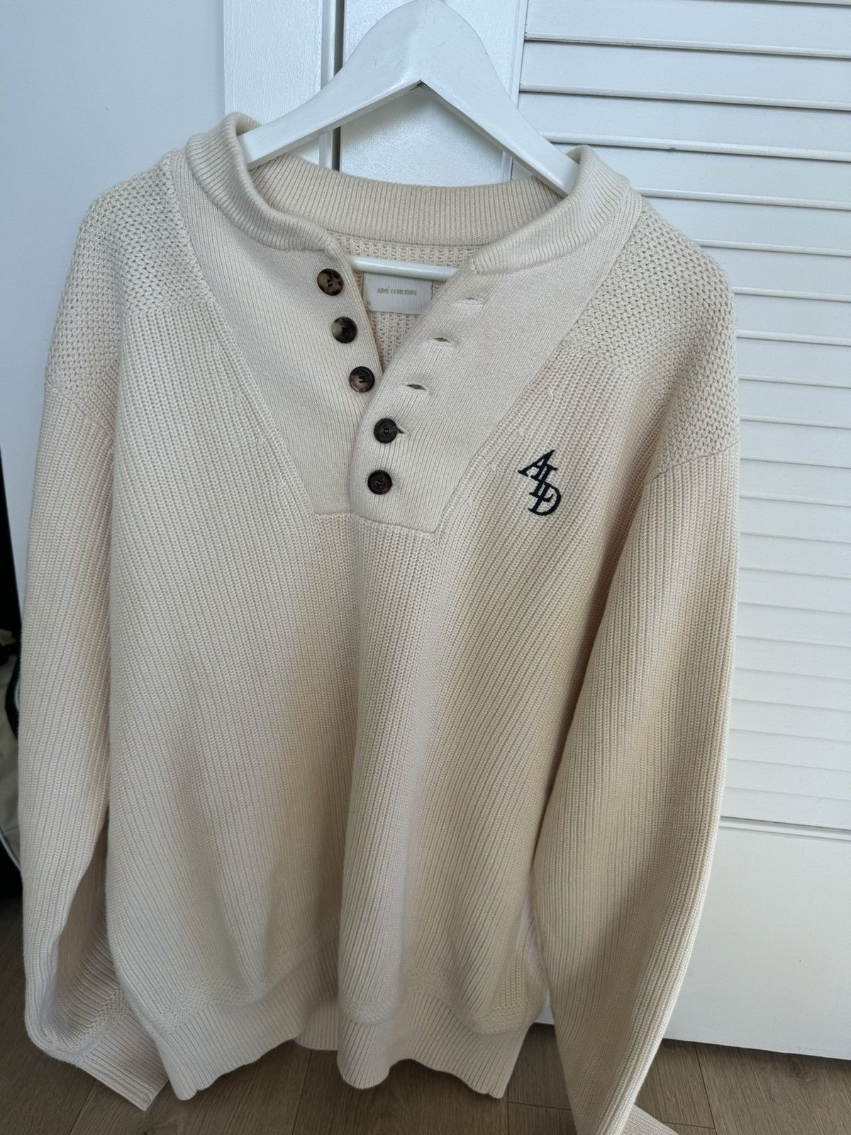 Aime Leon Dore Aime Leon Dore Logo Knit Sweater Size US XL / EU 56 / 4 - 1 Thumbnail