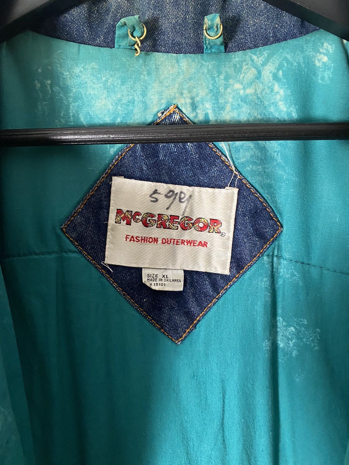 McGregor × Vintage Vintage McGregor Heavy Denim Lined Jacket Size US XL / EU 56 / 4 - 5 Thumbnail