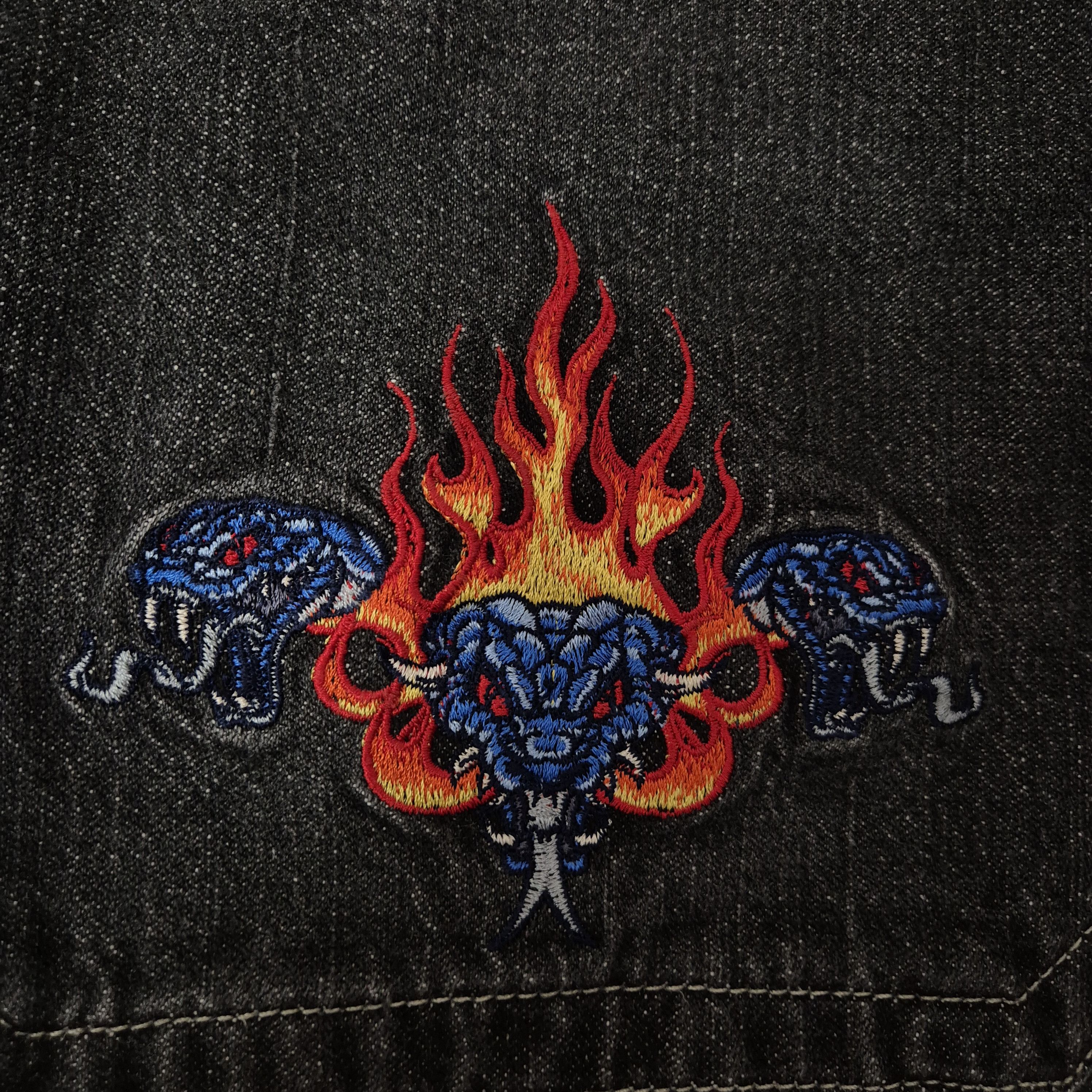 JNCO SUPPER RARE JNCO TRIBAL FLAME SNAKE Size US 31 - 1 Thumbnail