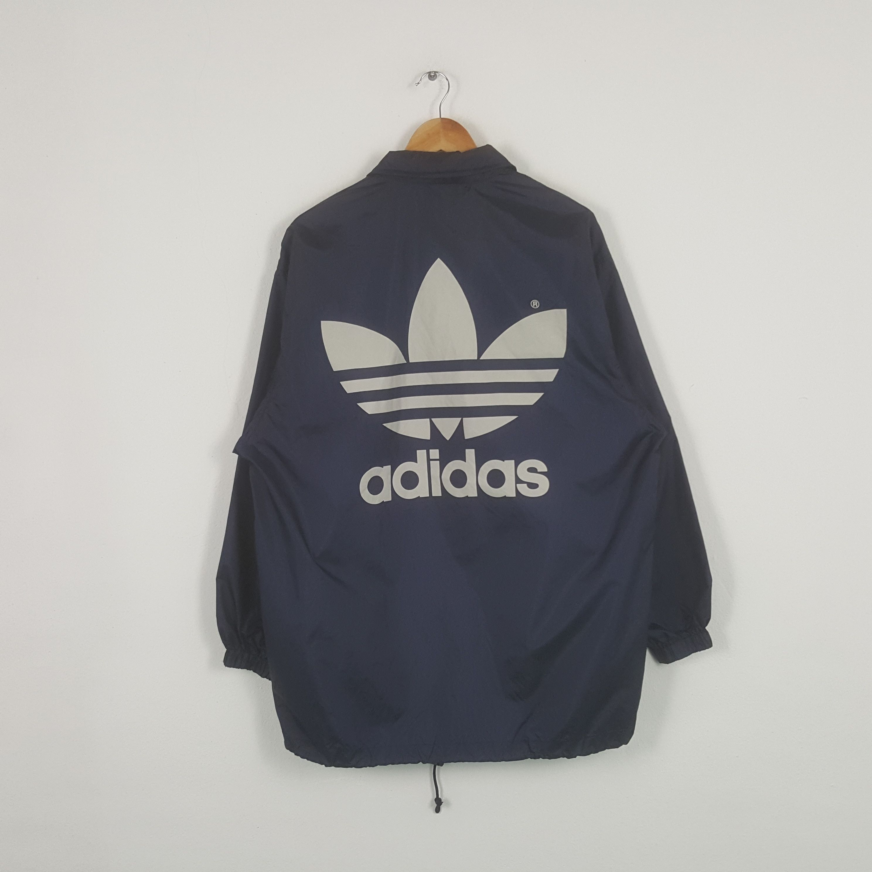 Vintage Adidas Sportwear Style Big Logo Windbreaker Jacket