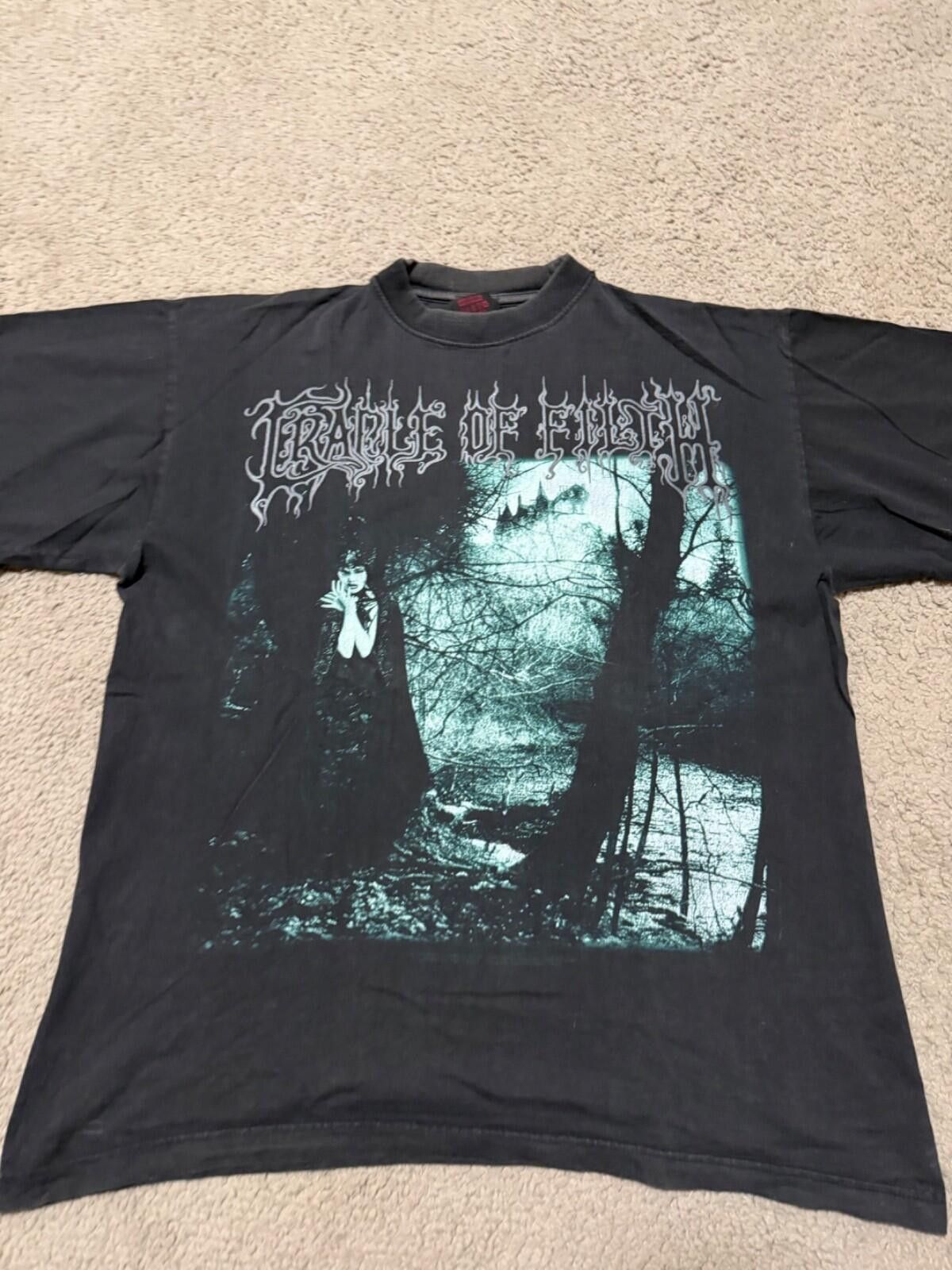 Band Tees Vintage 1996 Cradle of Filth Dusk and Her Embrace LS Tee Size US L / EU 52-54 / 3 - 3 Thumbnail