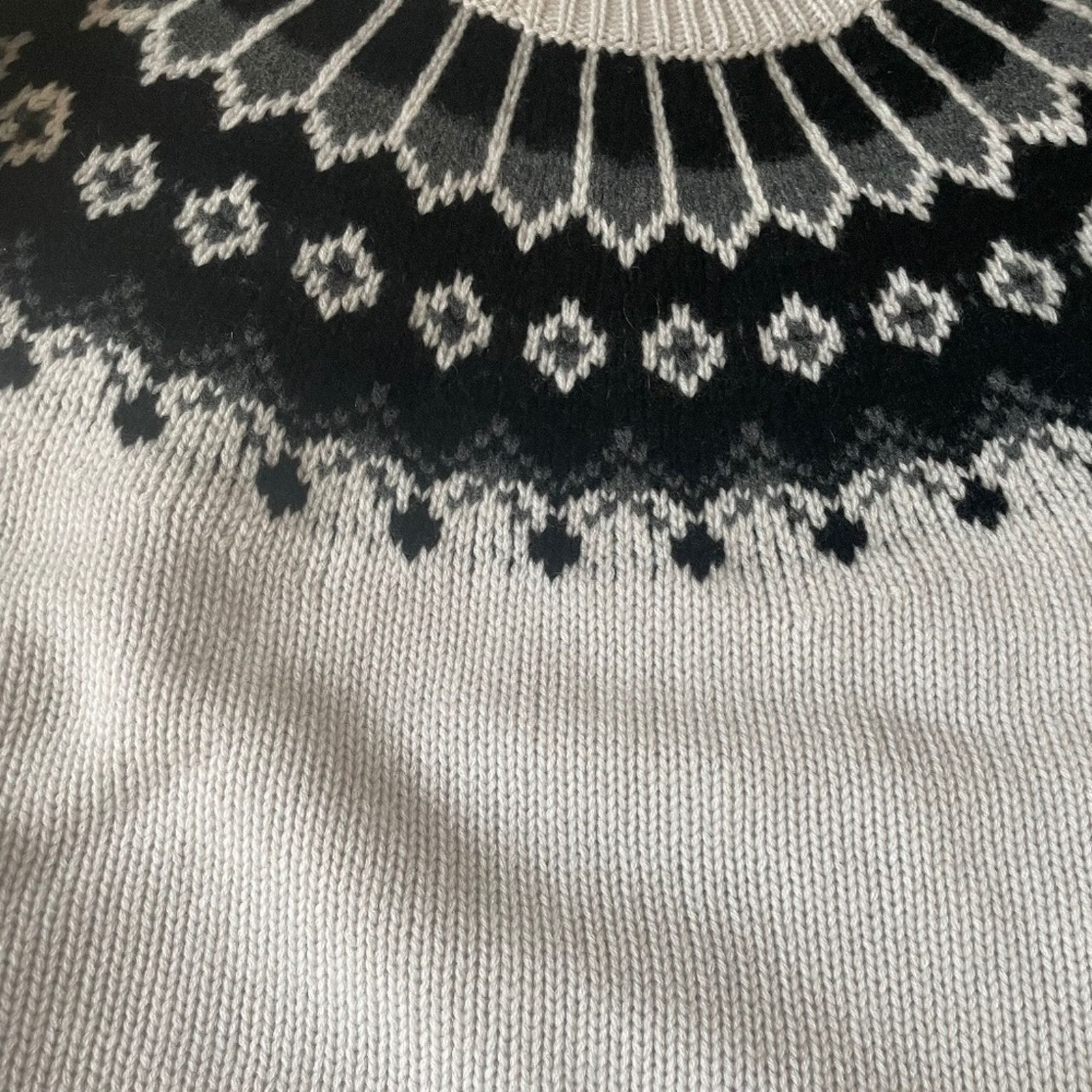NakedCashmere JOLENE PATTERN TURTLENECK CASHMERE SWEATER NAKEDCASHMERE Size L / US 10 / IT 46 - 9 Thumbnail