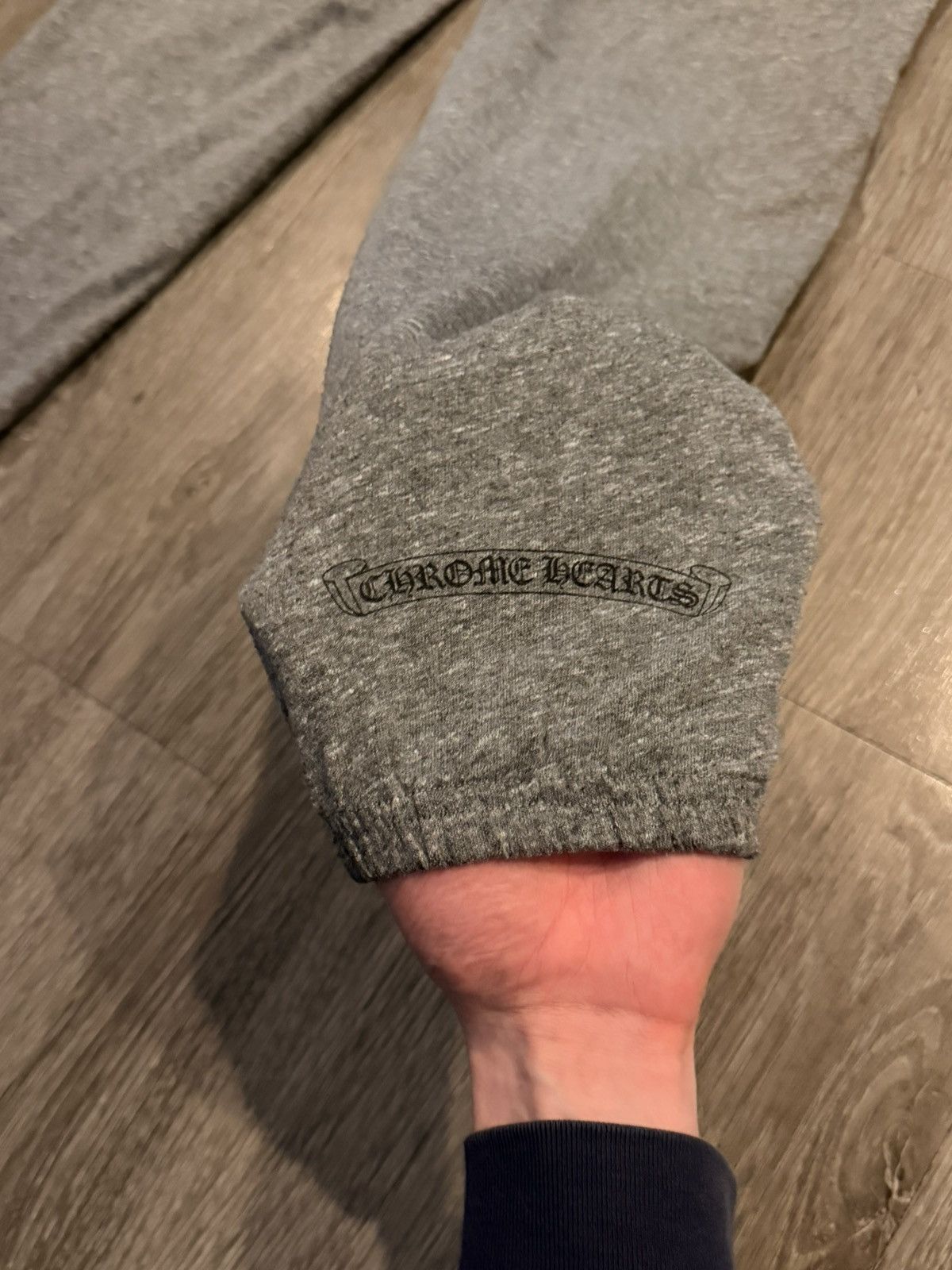 Chrome Hearts Chrome Hearts Heather Grey BS Fleur Print Sweatpants Small Size US 30 / EU 46 - 6 Thumbnail