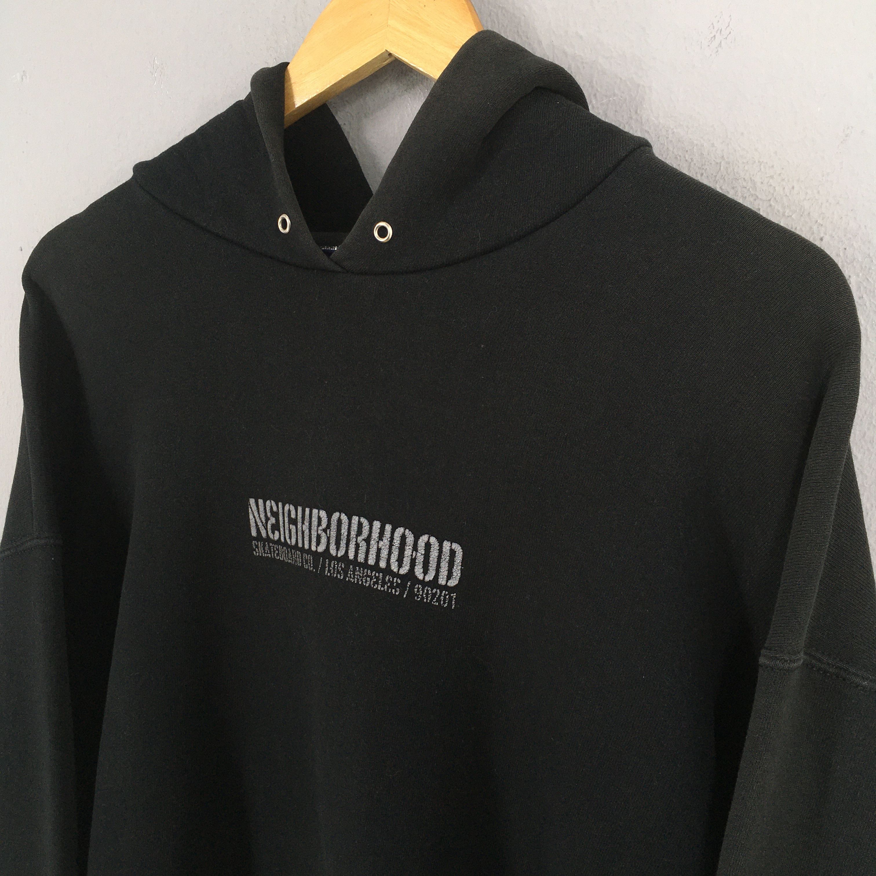 Japanese Brand Vintage 90s Neighborhood Japan Hoodie Sweatshirt Large Size US L / EU 52-54 / 3 - 3 Thumbnail