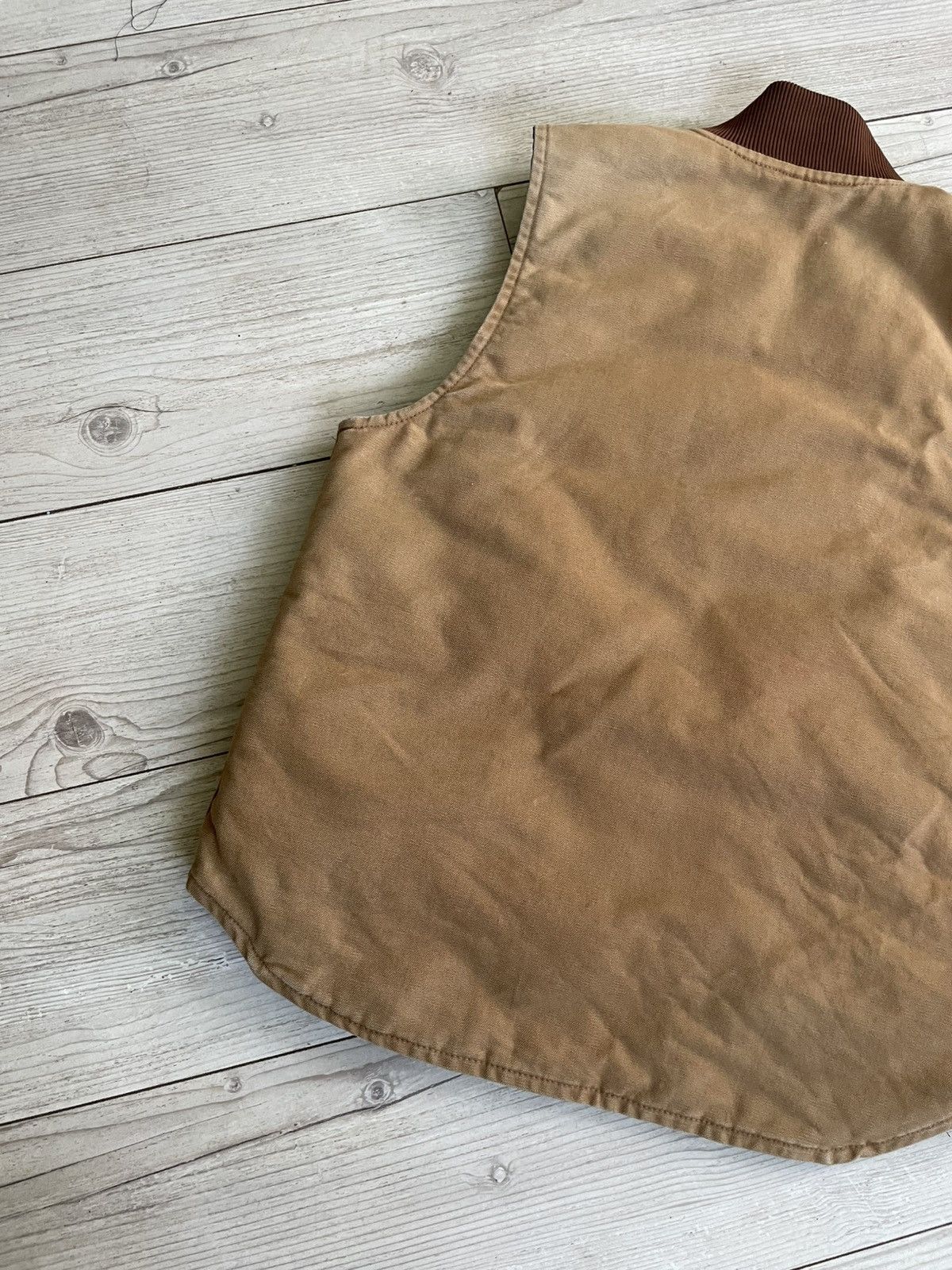 Carhartt × Vintage Vintage Carhartt Vest Jacket 90s Destroy Work USA Size US M / EU 48-50 / 2 - 8 Thumbnail