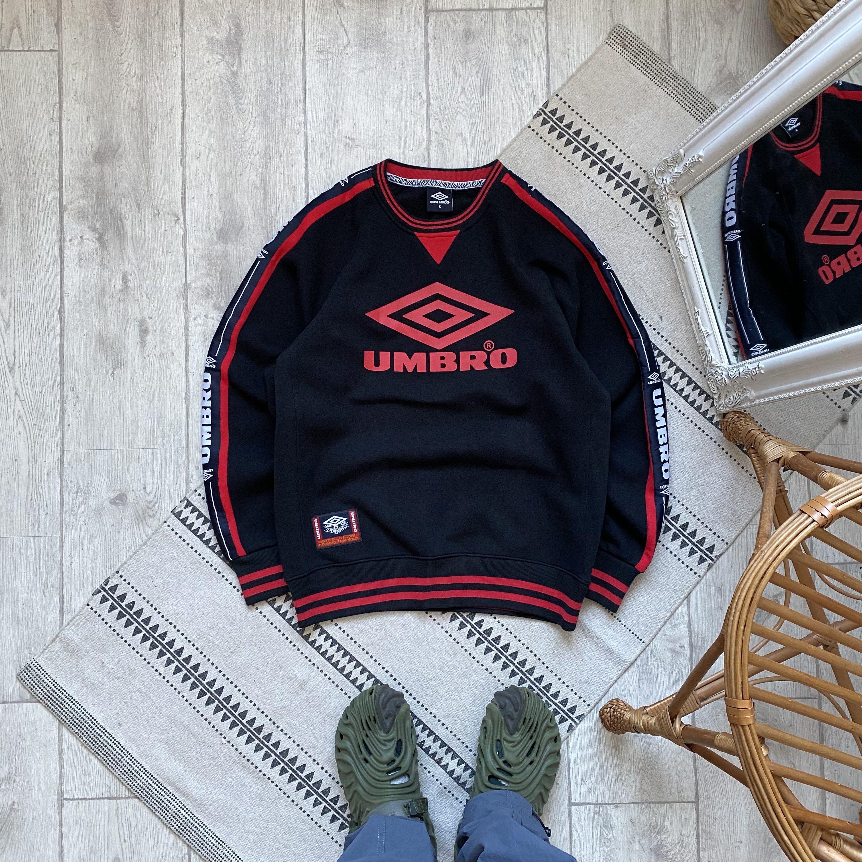 Umbro Vintage 00s Umbro training Lamps sweatshirt big Logo Drill Size US S / EU 44-46 / 1 - 1 Thumbnail