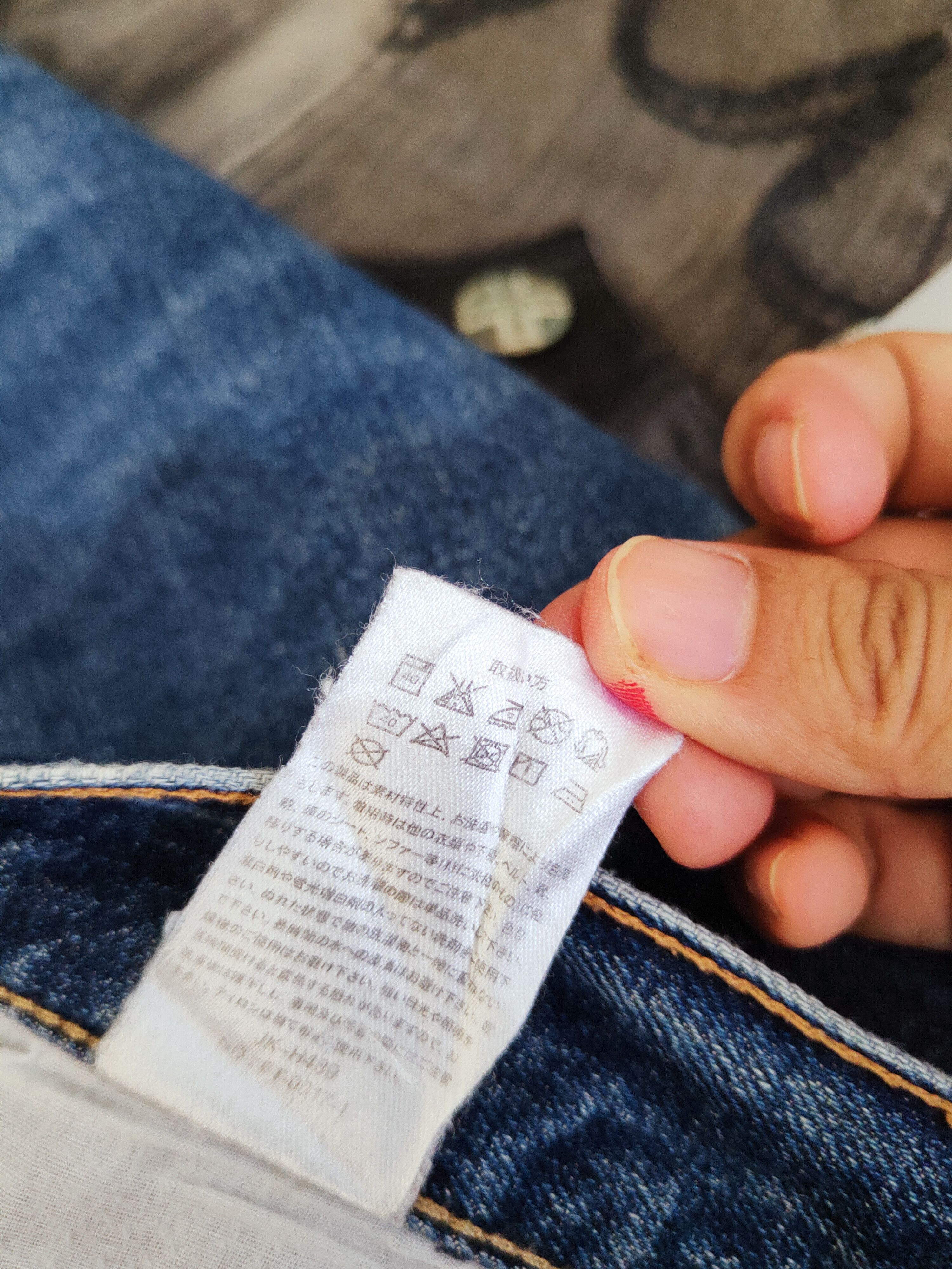 Japanese Brand Navy Dark Blue Distressed Ripped Jeans #W608 Size 30" / US 8 / IT 44 - 15 Thumbnail