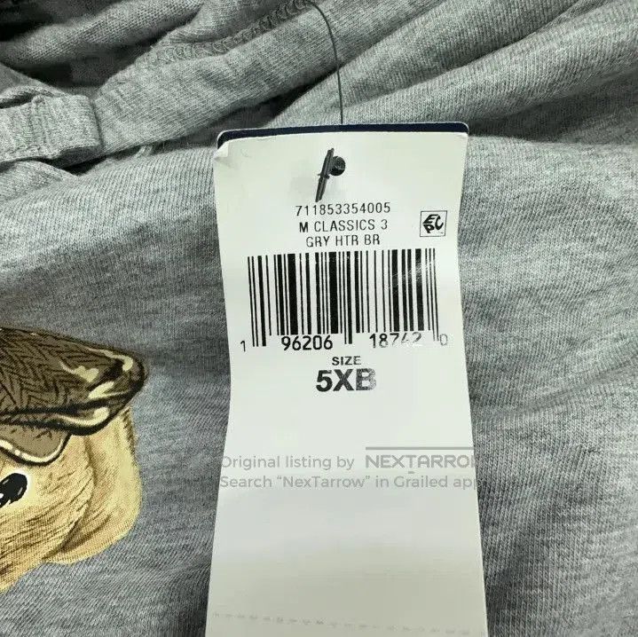 Polo Ralph Lauren Polo Ralph Lauren Bear Print Hooded Long-Sleeve T-Shirt. Size US XL / EU 56 / 4 - 5 Thumbnail