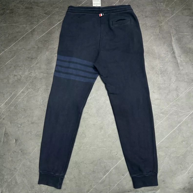 Thom Browne Thom Browne size2 Blue four bar pull cord tights Size US 26 / EU 42 - 2 Thumbnail
