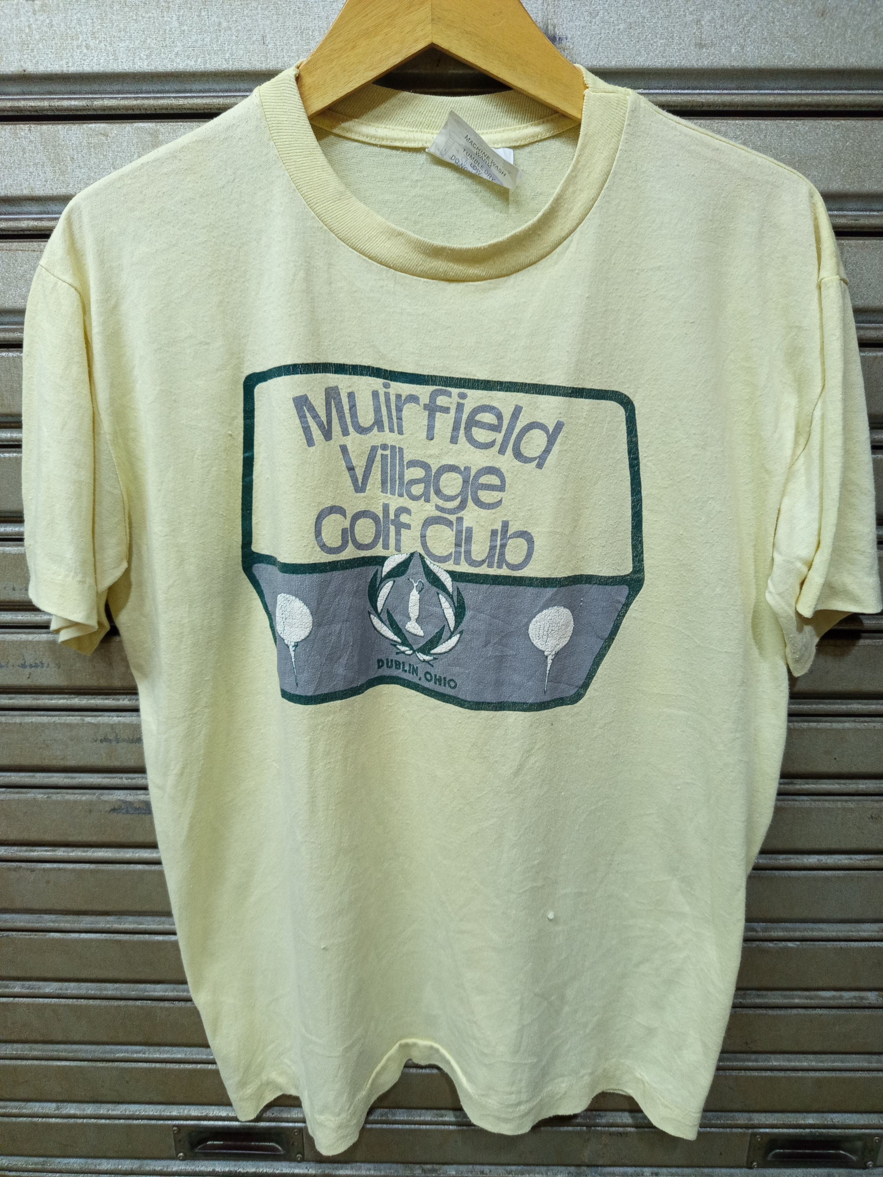 Vintage 80s Jack Nicklaus Muirfield Village Golf Club Tournament Tee Size US XL / EU 56 / 4 - 1 Thumbnail