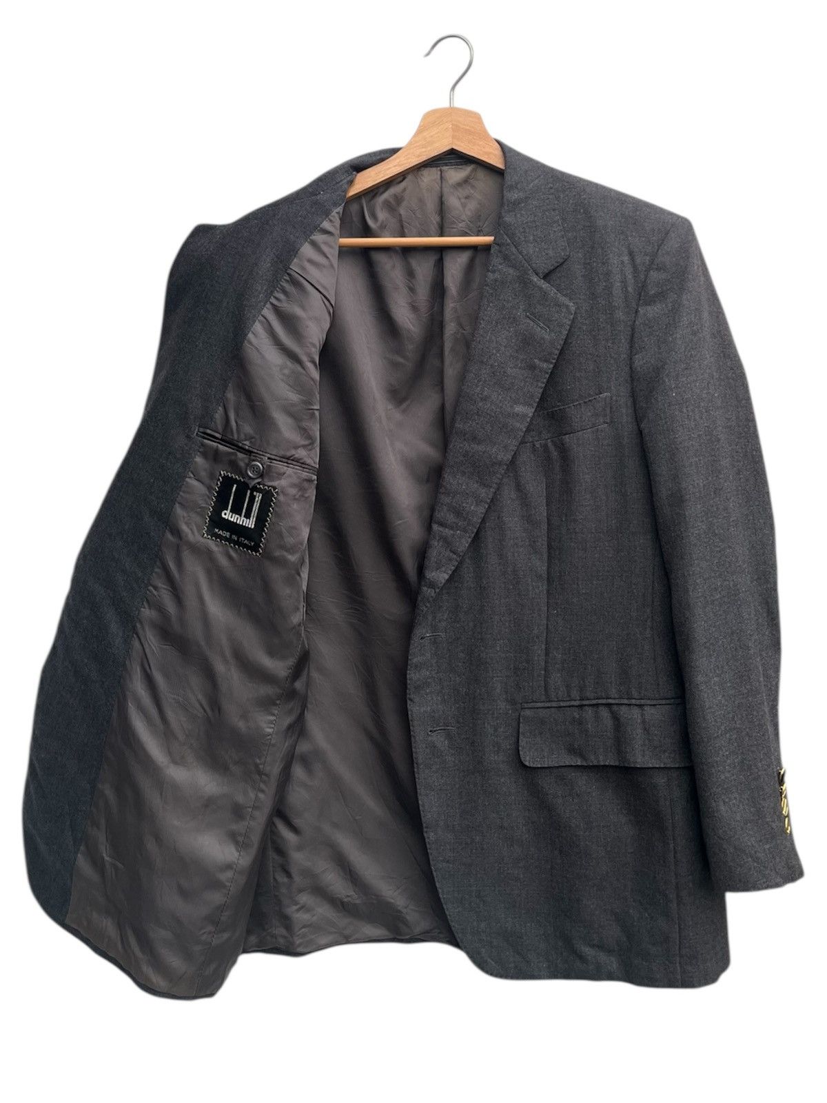 Alfred Dunhill Dunhill Wool Tailored Blazer Made in Italy Size US M / EU 48-50 / 2 - 2 Thumbnail