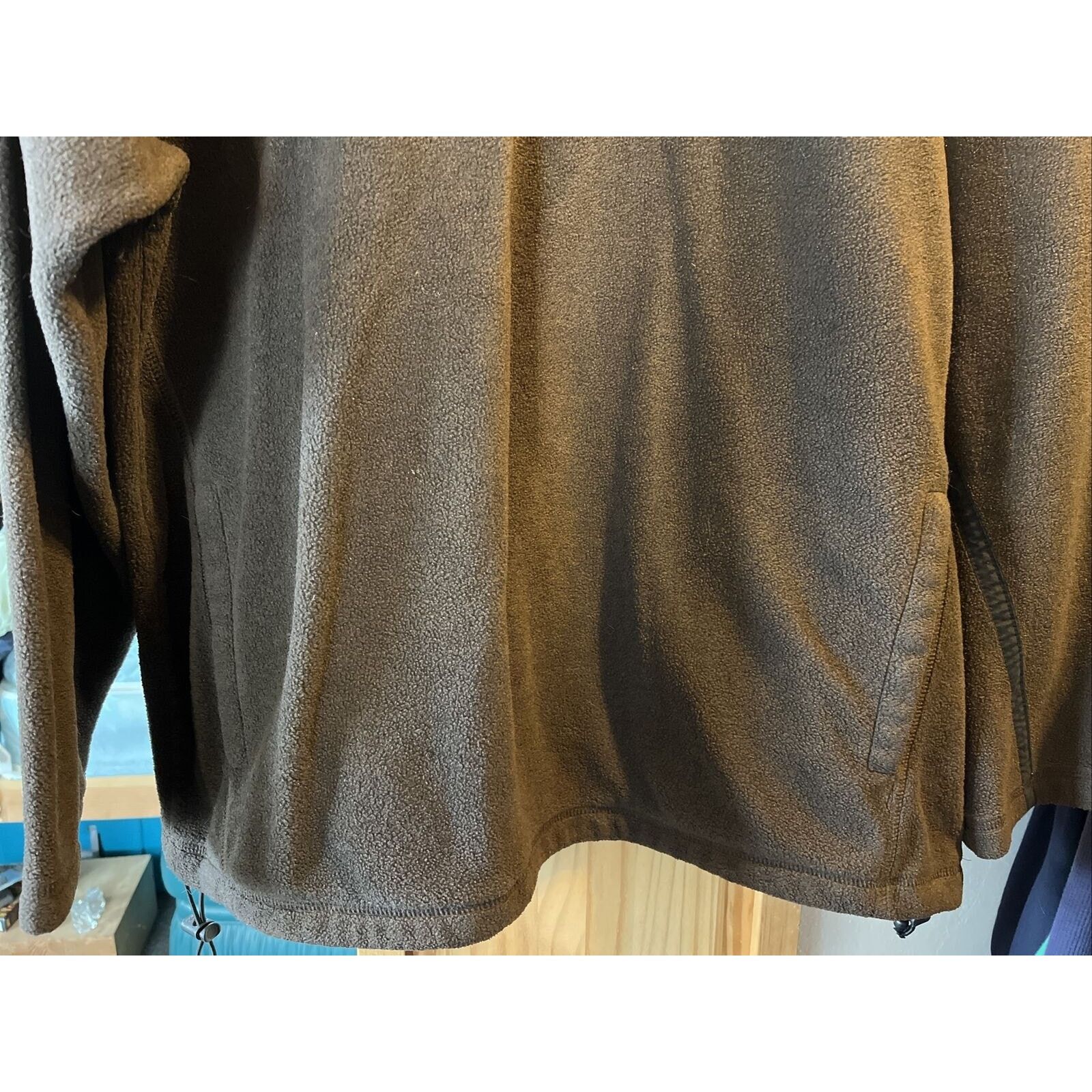 Old Navy Old Navy Men’s XXL Brown LS 1/4 Zip Polyester Fleece Jacket Size US XXL / EU 58 / 5 - 12 Thumbnail