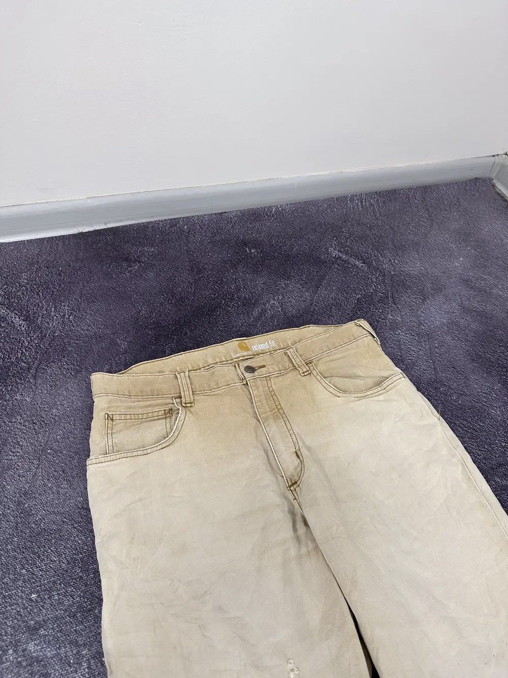 Carhartt Vintage Carhartt Opium Faded Relaxed Fit USA Hype Work Pants Size US 34 / EU 50 - 15 Thumbnail