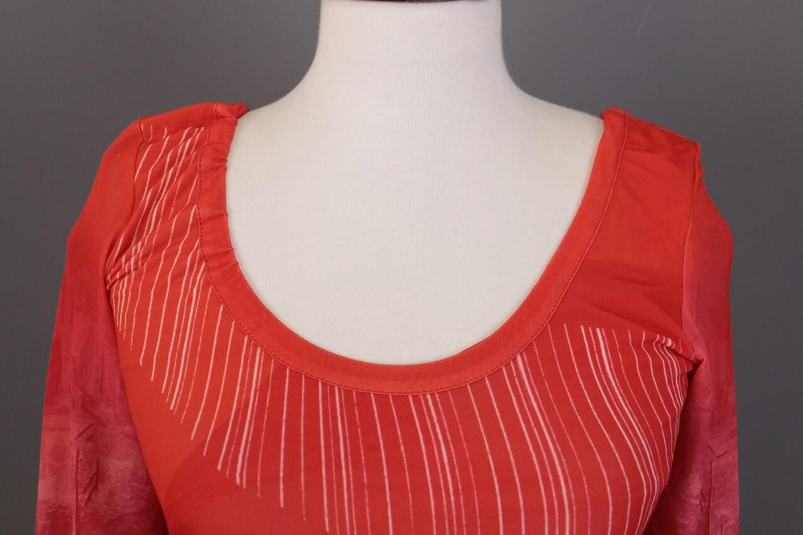Designer Save The Queen Red Abstract Stretch Short Dress Size S Size S / US 4 / IT 40 - 5 Thumbnail