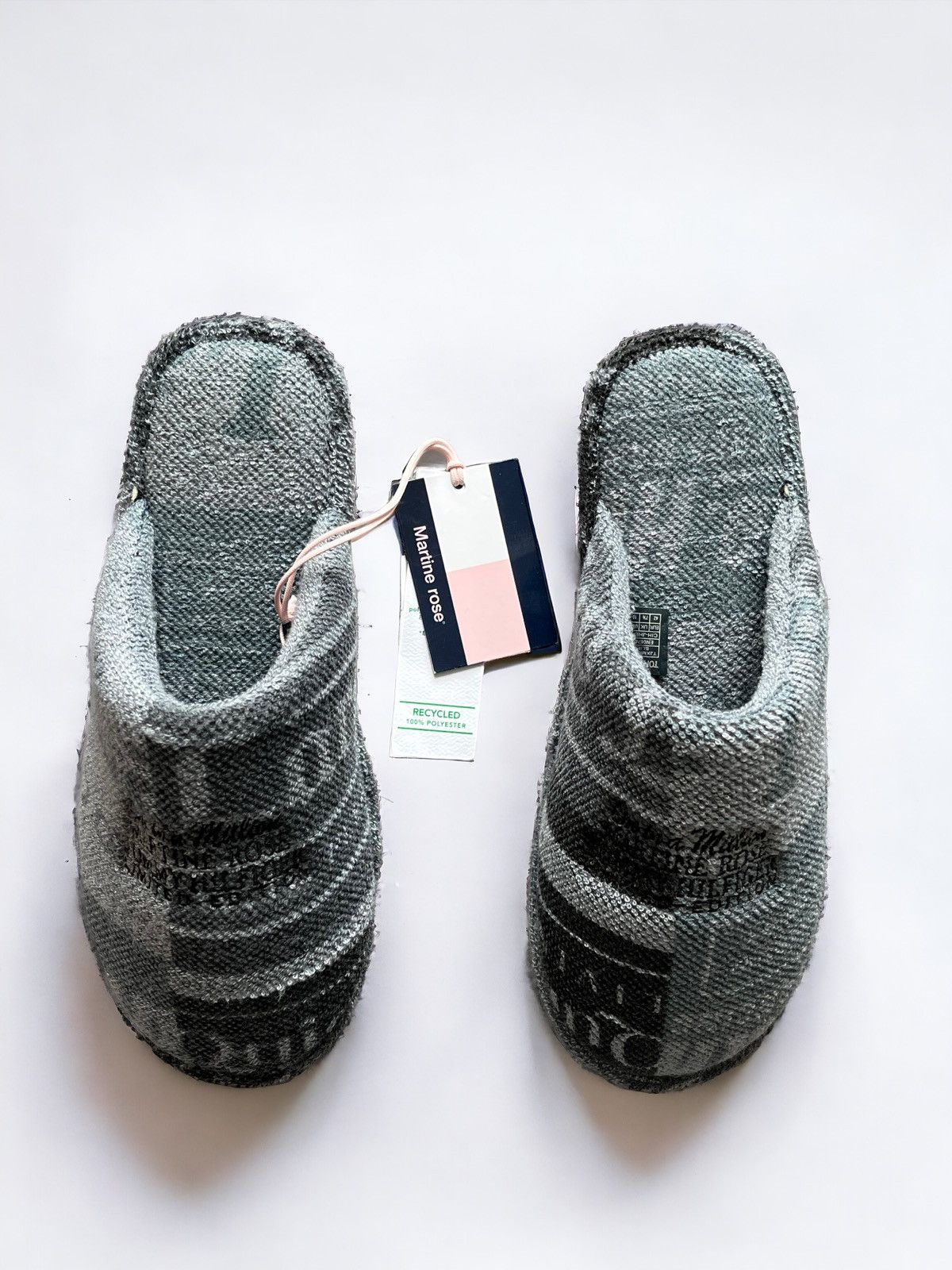 image of Martine Rose x Tommy Hilfiger Flip Flop Shoes in Navy, Men's (Size 9)